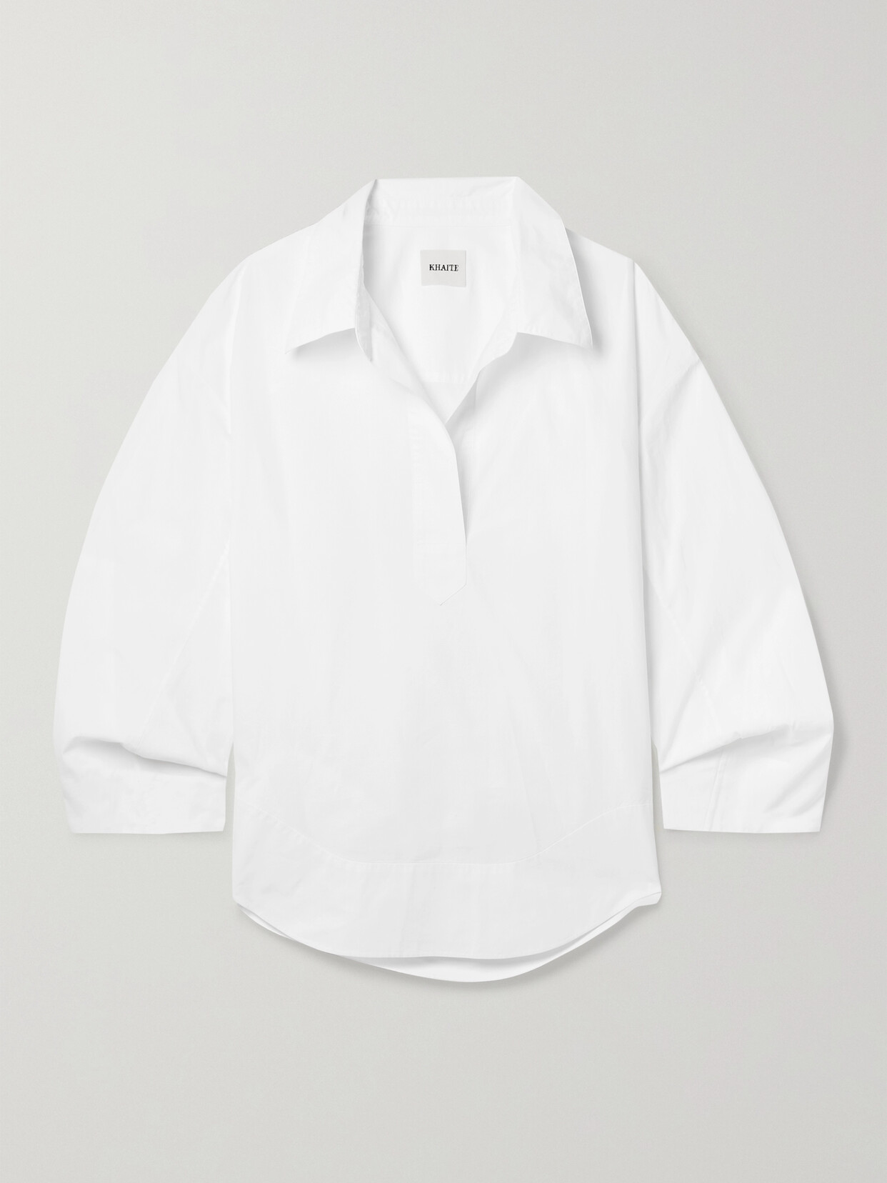 Khaite - Melan Cotton-poplin Shirt - White