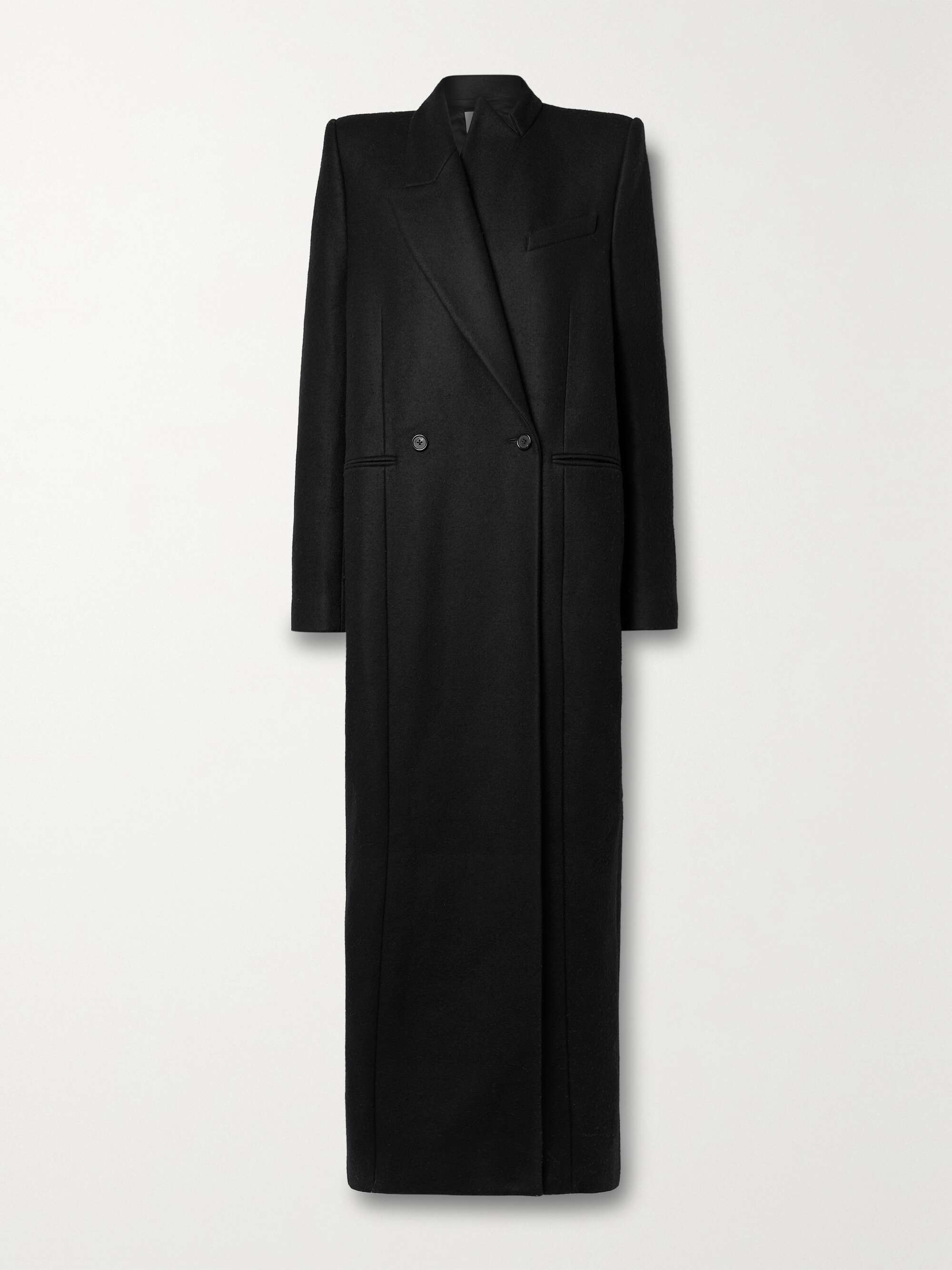 KHAITE Caleb wool-blend felt coat | NET-A-PORTER