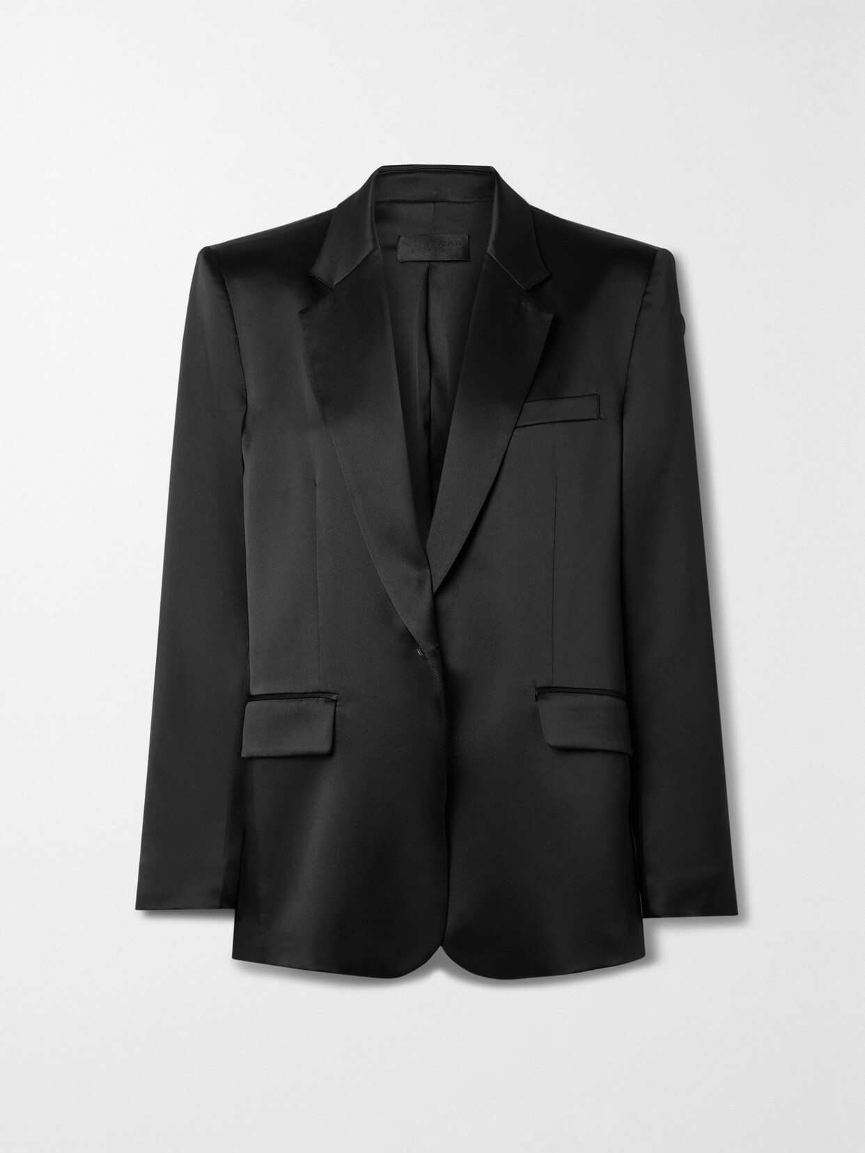 Nili Lotan - Silk-satin Blazer - Black