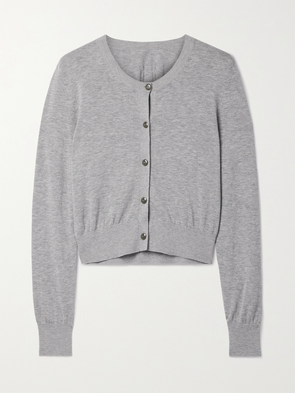 Nili Lotan March Cashmere Cardigan In Gray