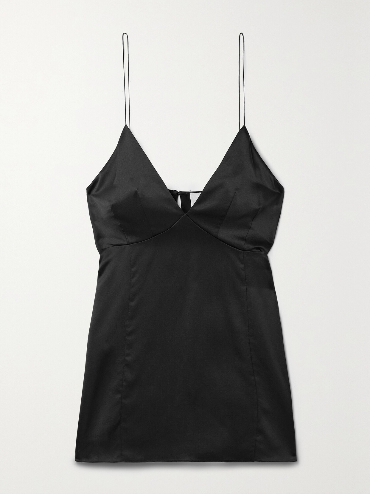 Khaite - Grisella Silk-charmeuse Camisole - Black