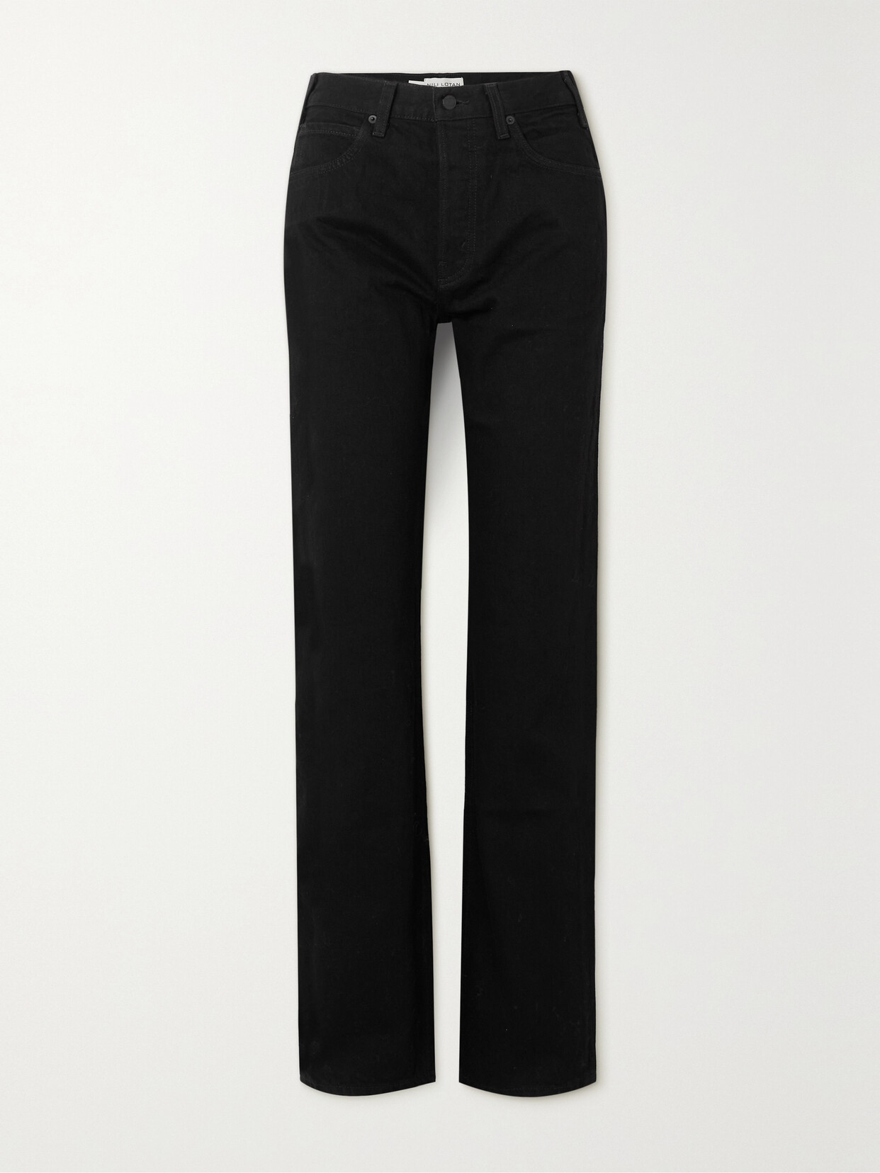 Nili Lotan - Smith High-rise Straight-leg Jeans - Black