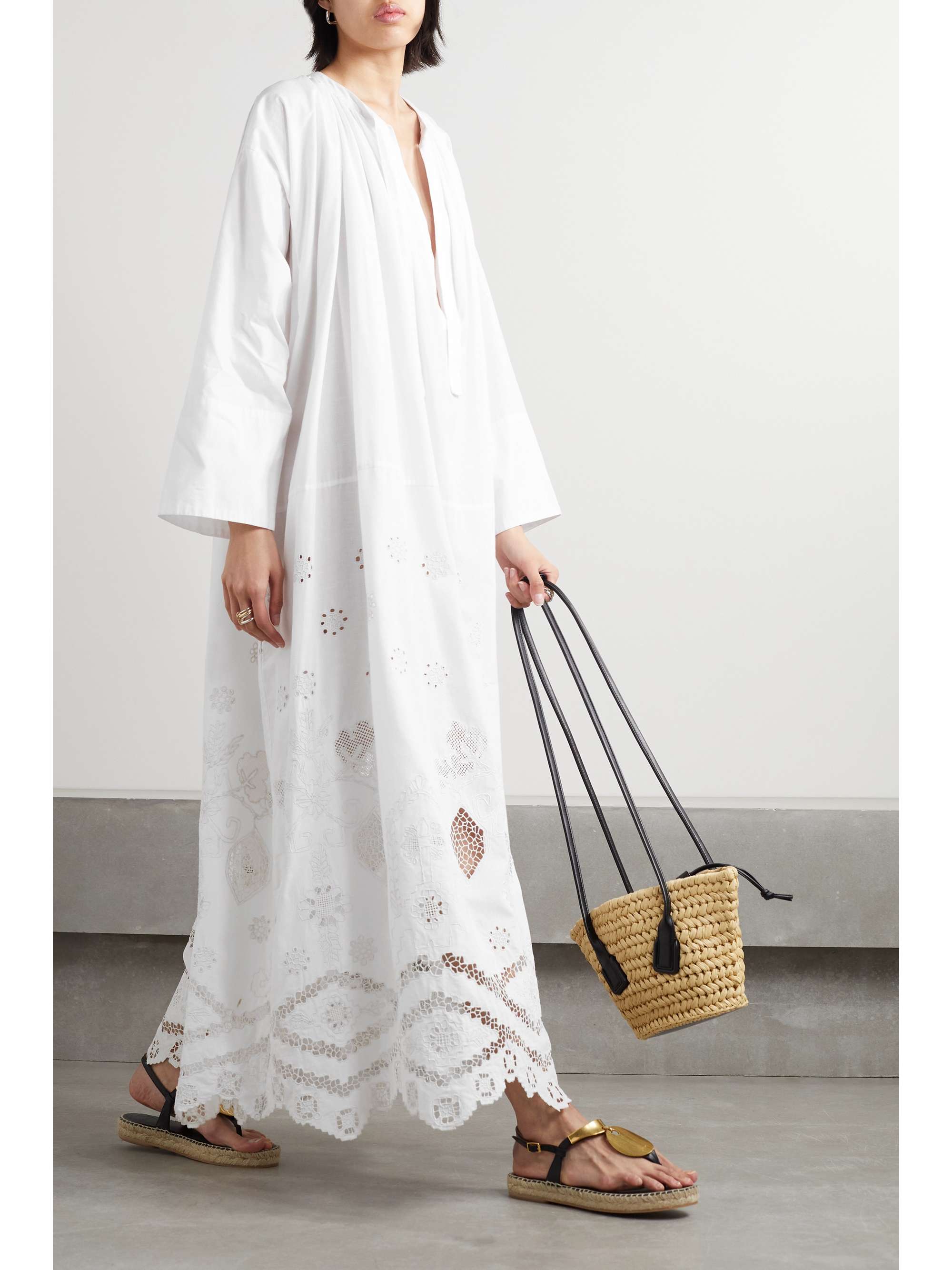 White cotton voile clearance dress