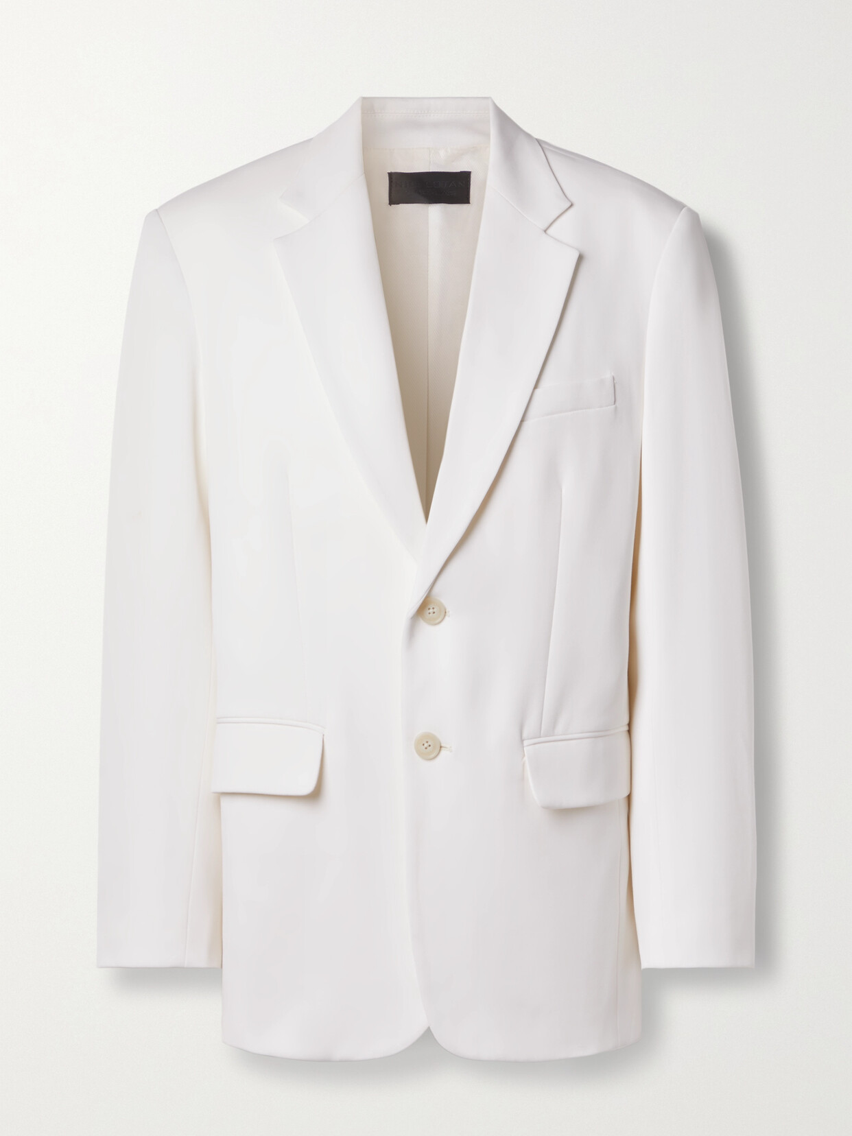 Nili Lotan Wool Blazer In Ivory