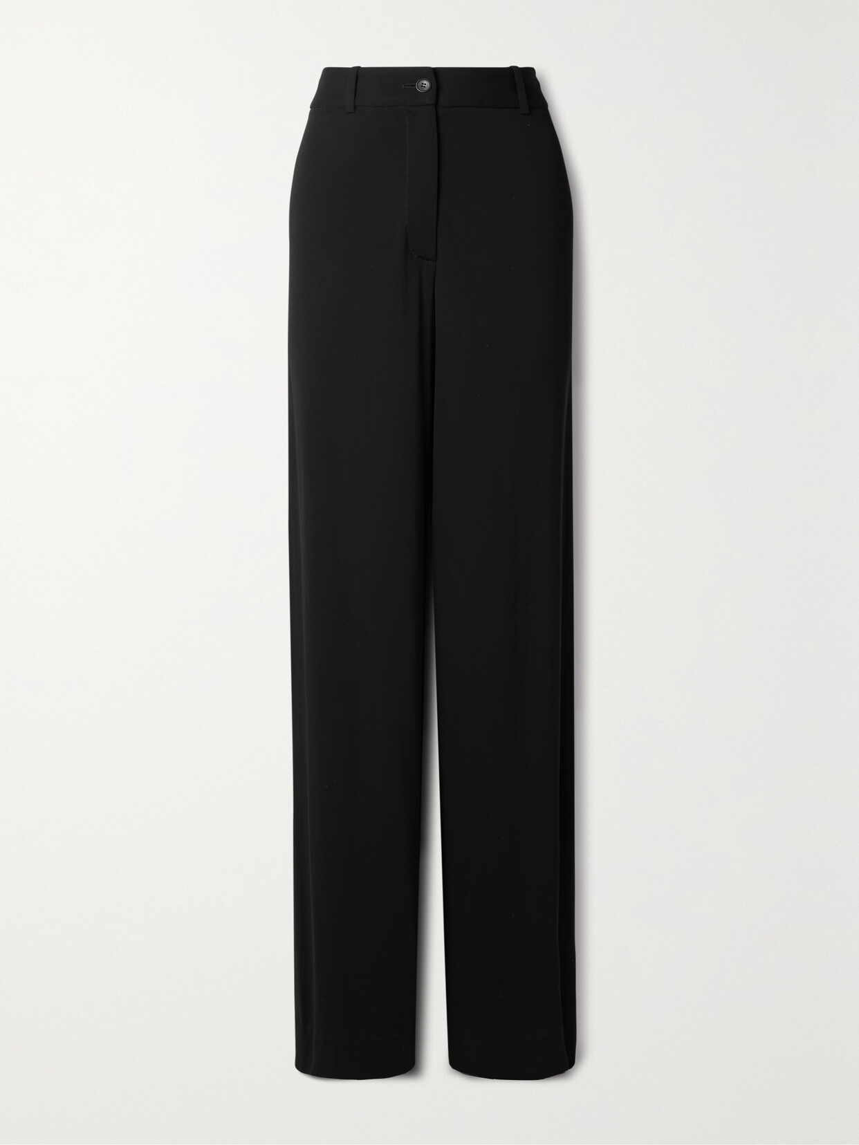 Nili Lotan - Kiera Jersey Straight-leg Pants - Black