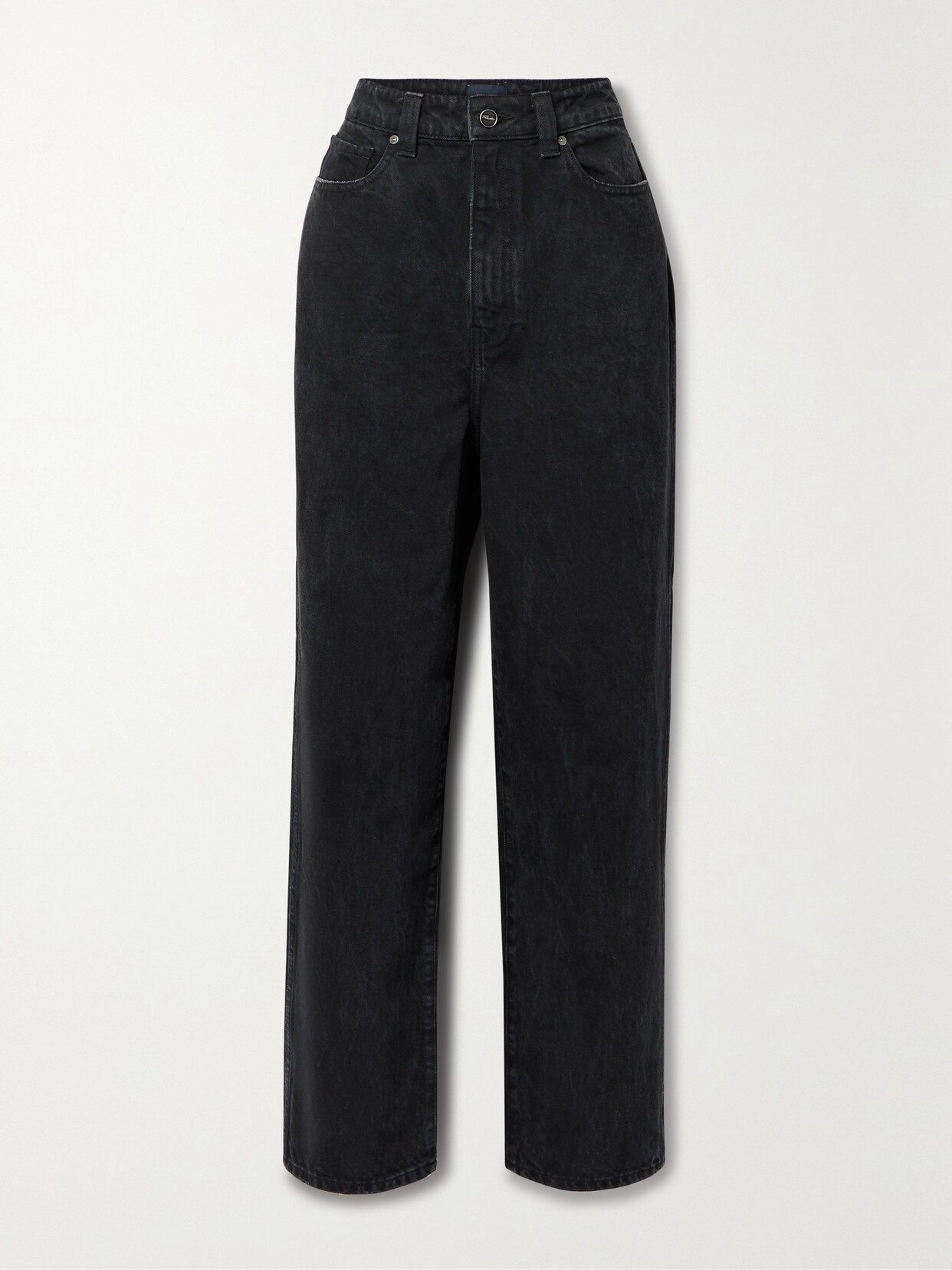 Khaite - Martin High-rise Straight-leg Jeans - Black