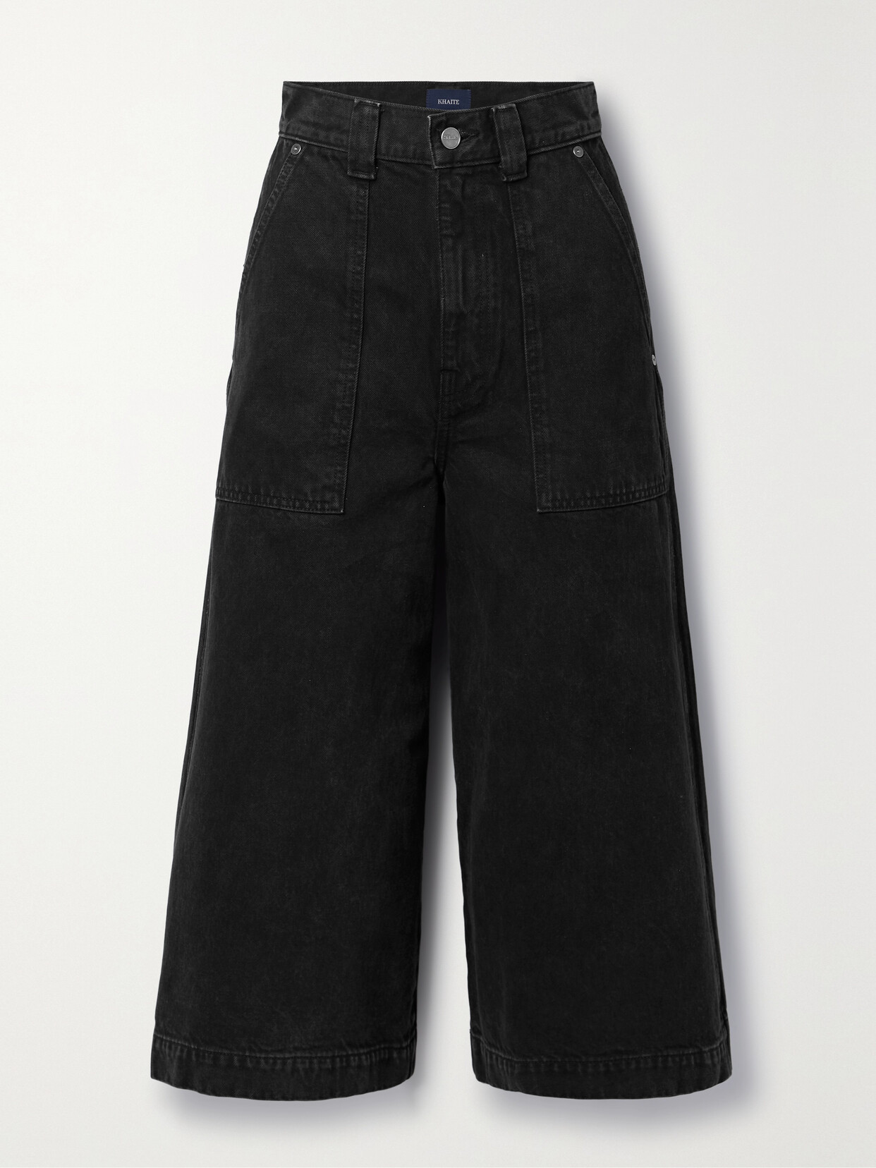 Khaite - Luey Denim Culottes - Black