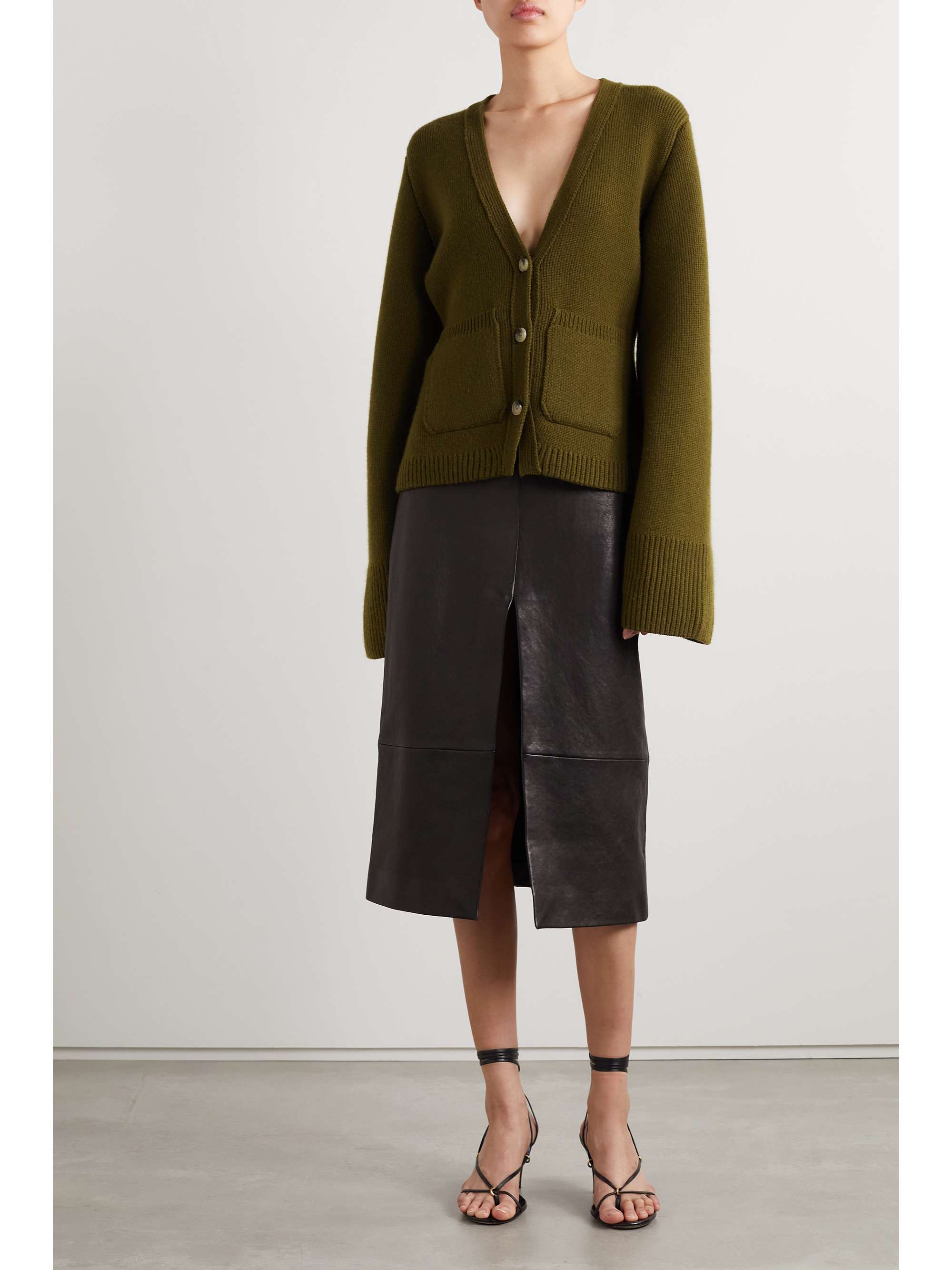 KHAITE Scarlet cashmere cardigan | NET-A-PORTER