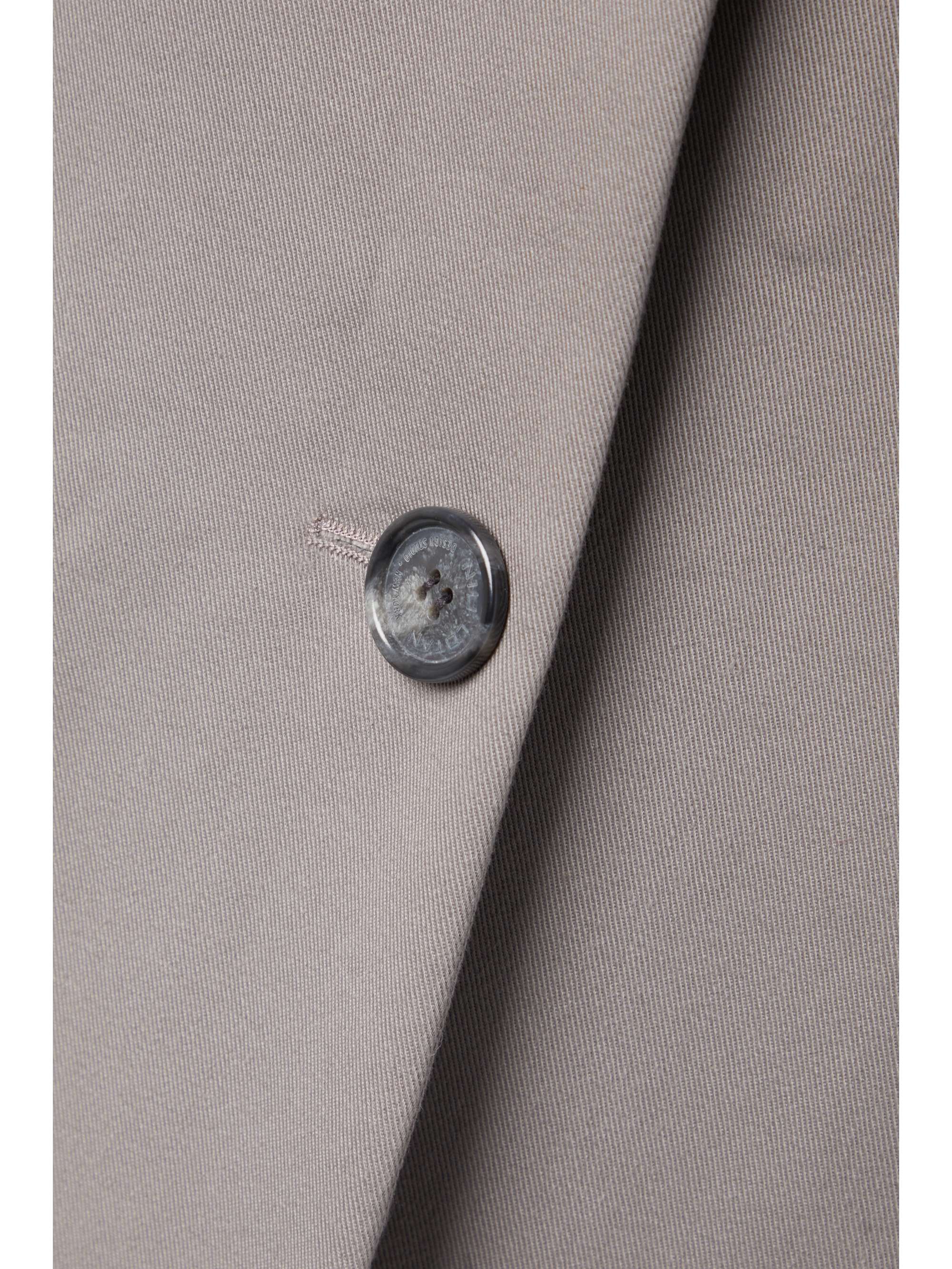 NILI LOTAN Glenn cotton and linen-blend twill coat
