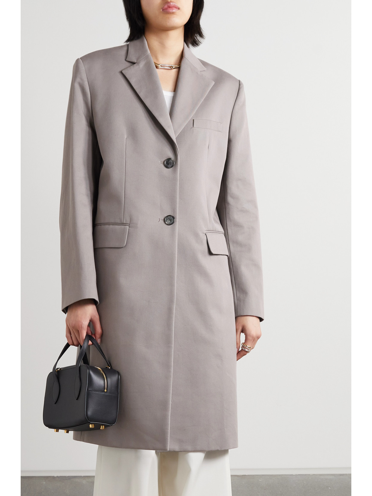 Glenn Cotton And Linen-Blend Twill Coat
