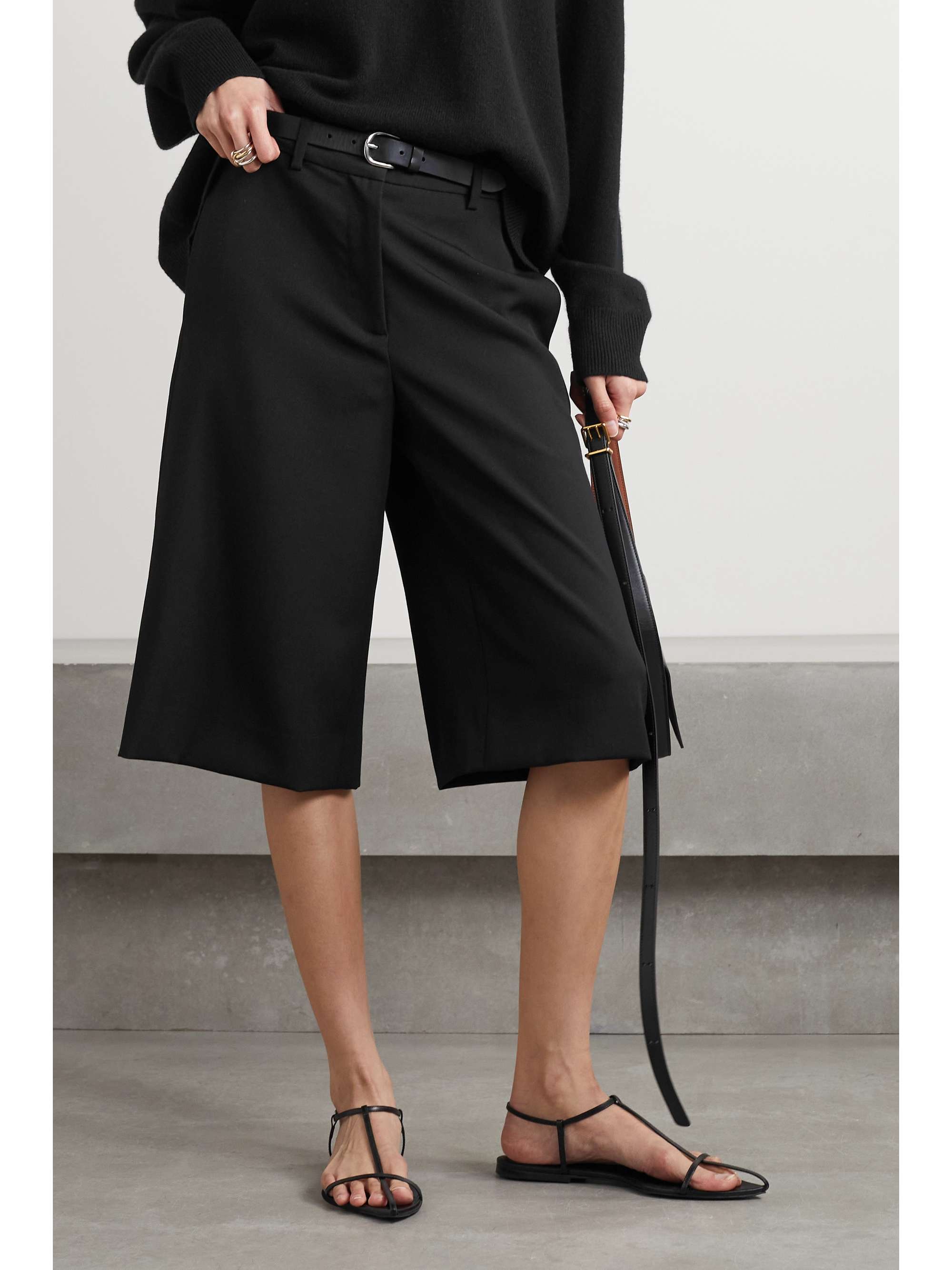 NILI LOTAN Erza wool shorts
