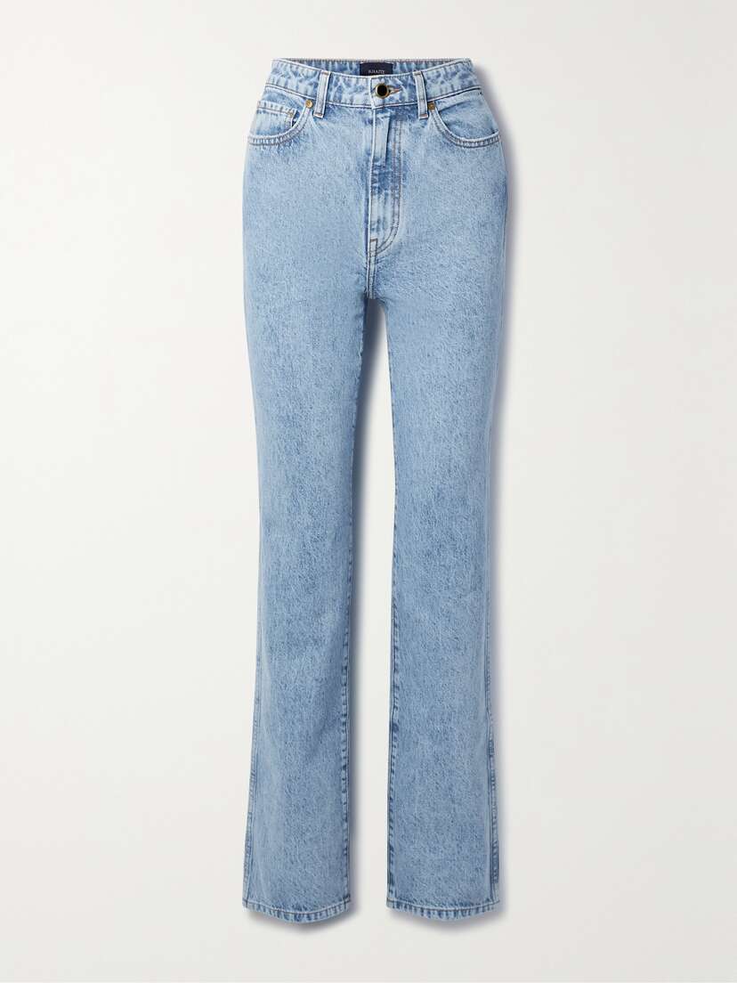 Khaite Danielle High-rise Straight-leg Jeans
