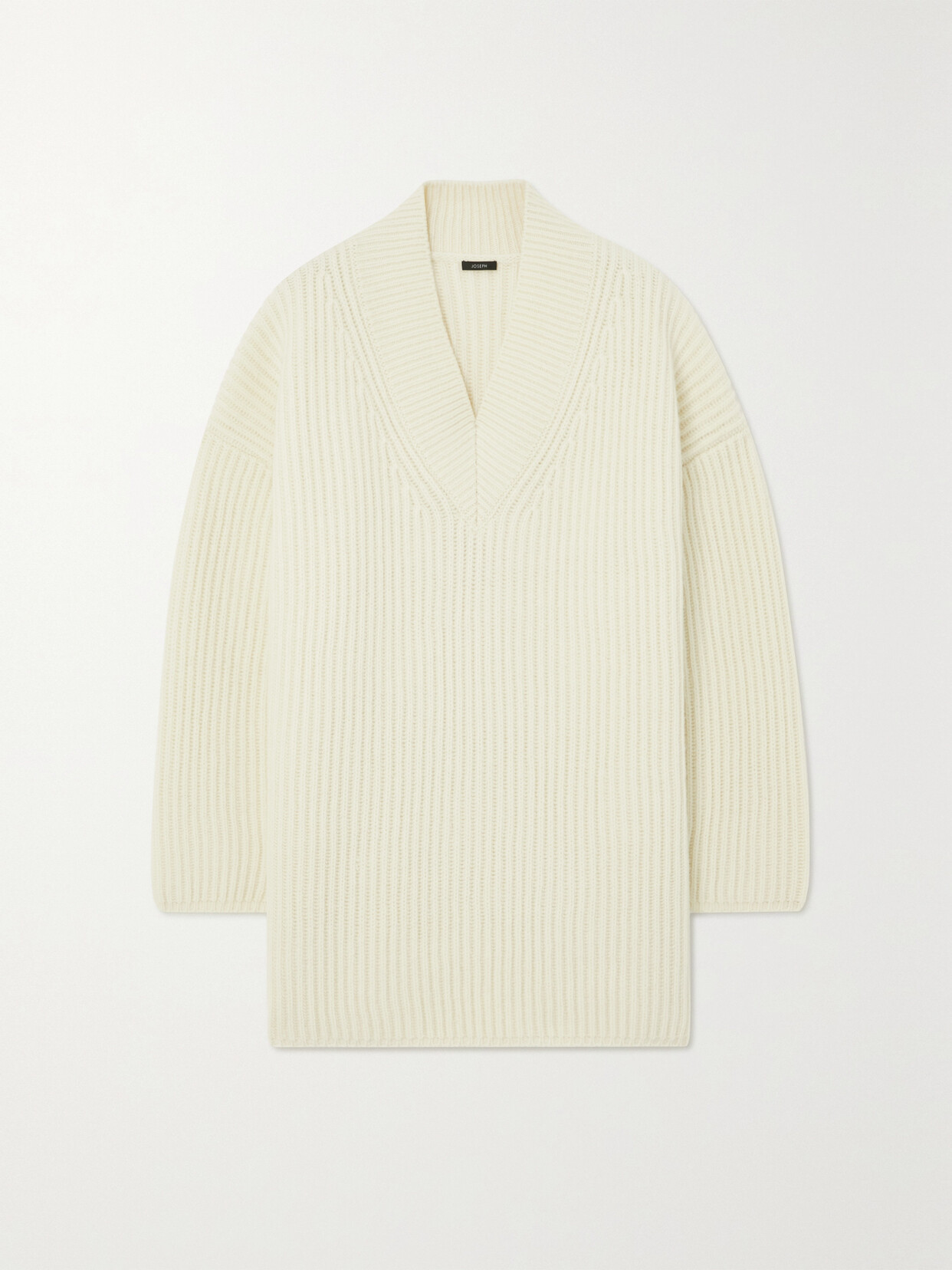Joseph Ribbed Merino Wool Sweater - Ivory