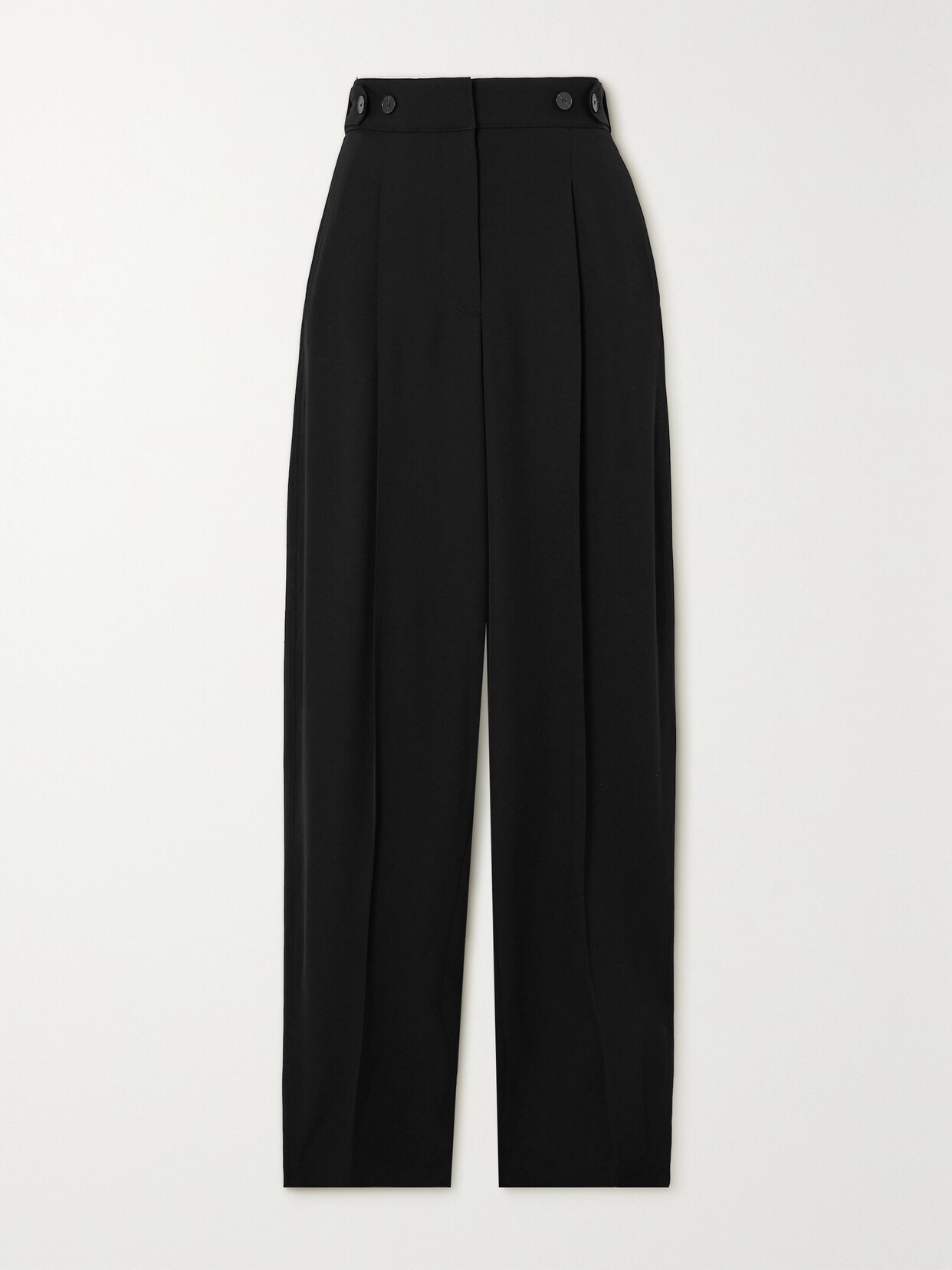 JOSEPH TIMOTHY PLEATED TWILL WIDE-LEG PANTS