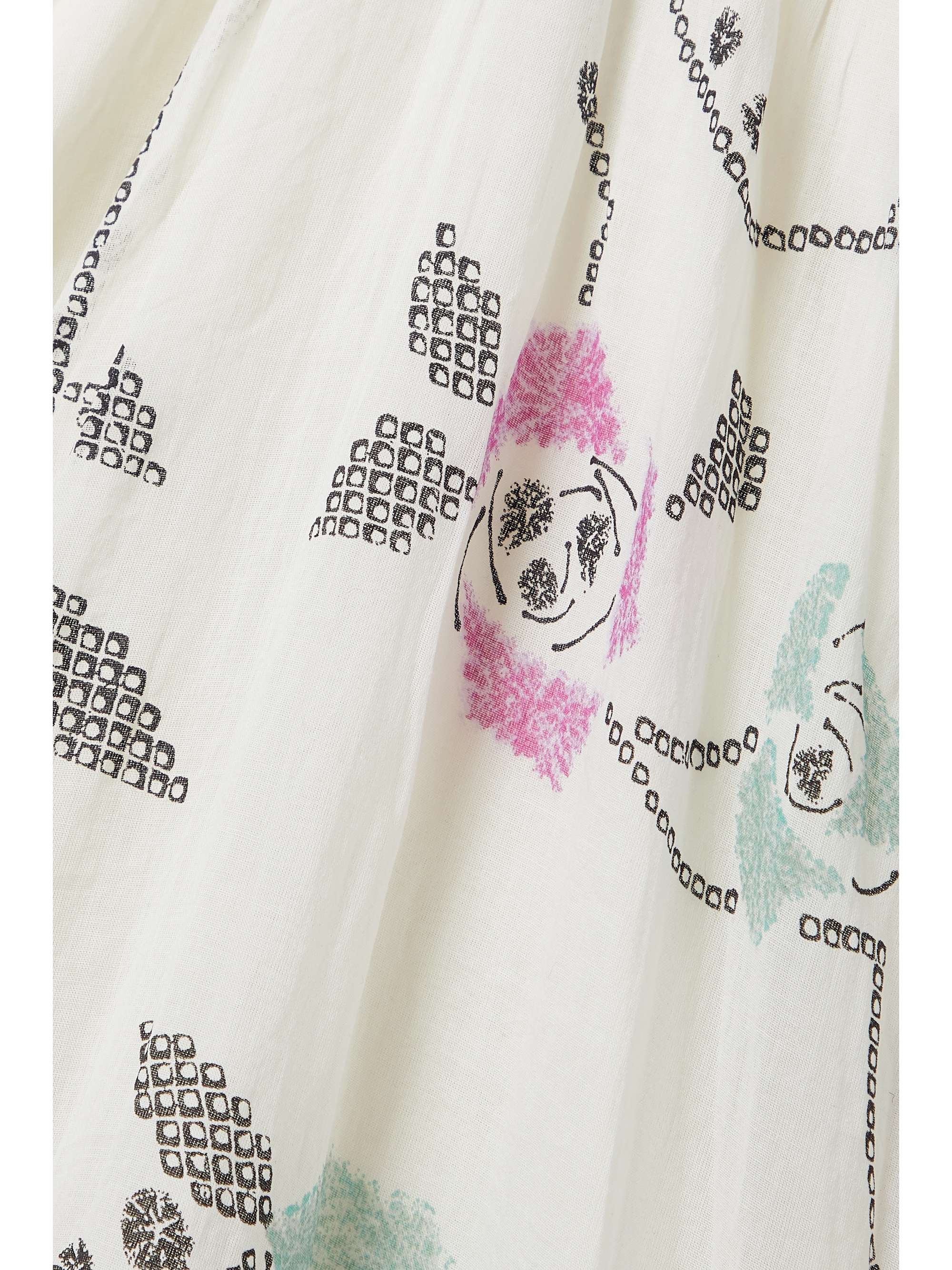 MARANT ÉTOILE Giana ruched tiered floral-print cotton-voile maxi dress