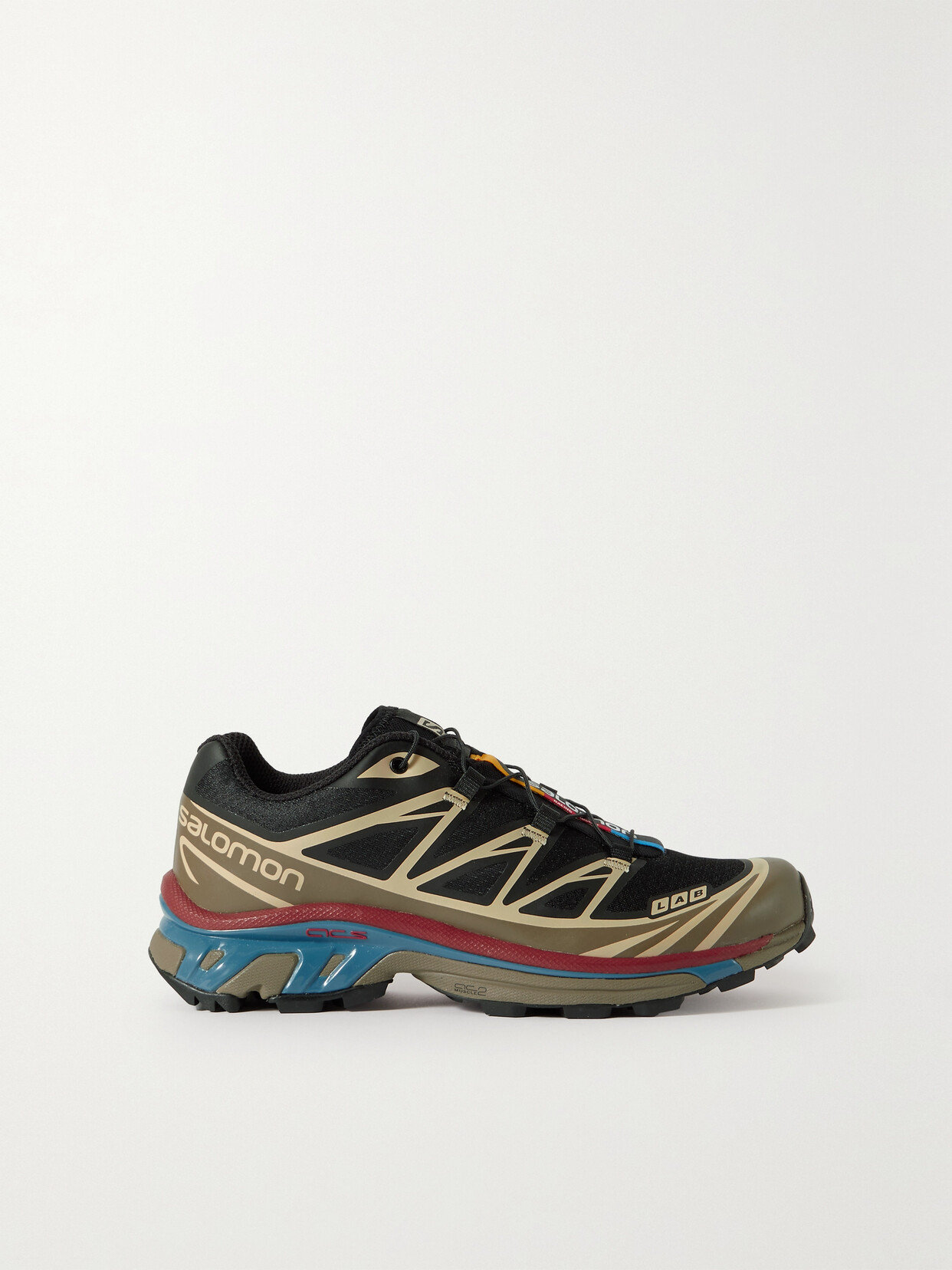 Salomon Xt-6 Rubber-trimmed Mesh Sneakers
