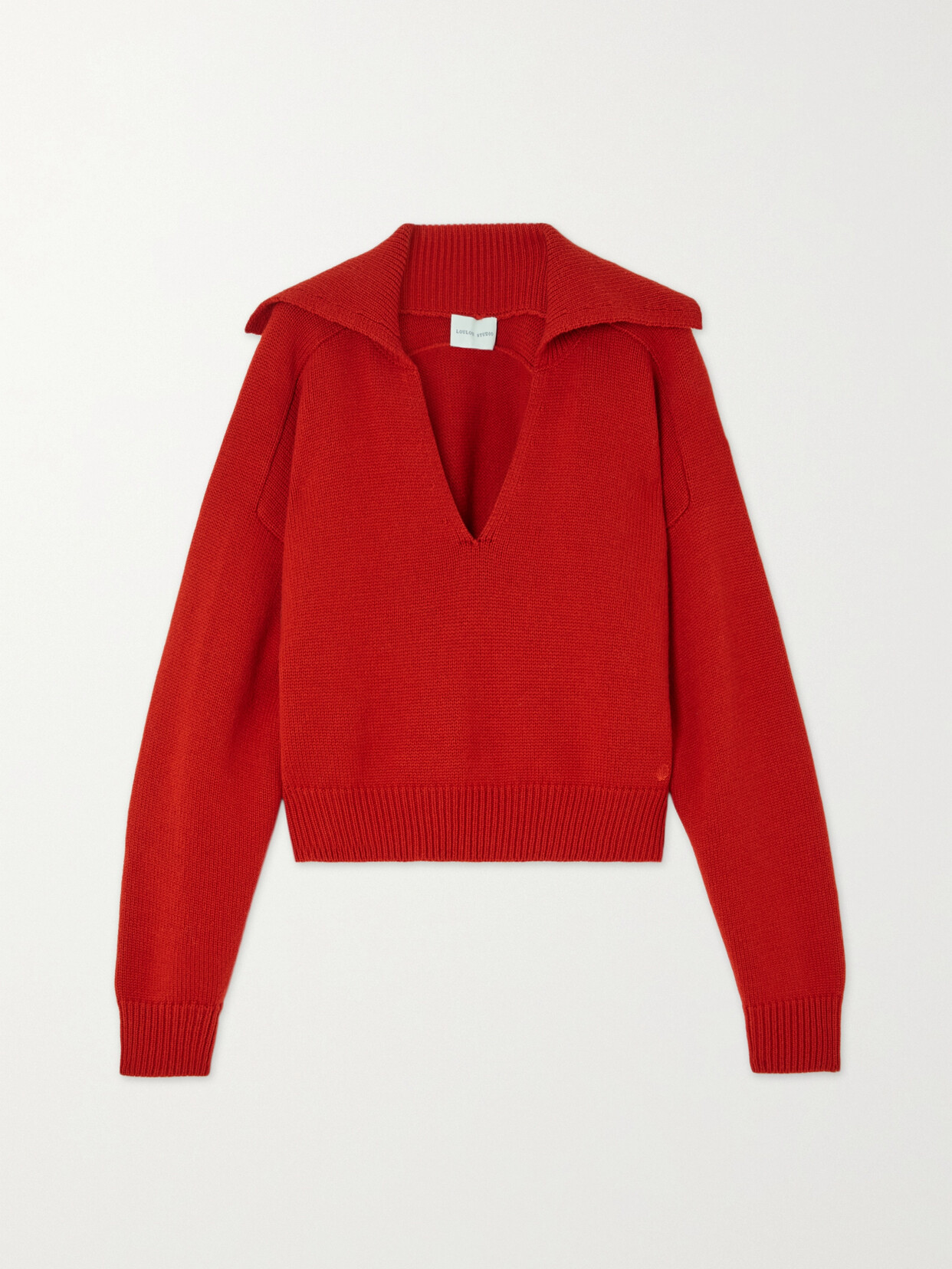 LOULOU STUDIO - + Net Sustain Aksi Wool And Cashmere-blend Sweater - Red