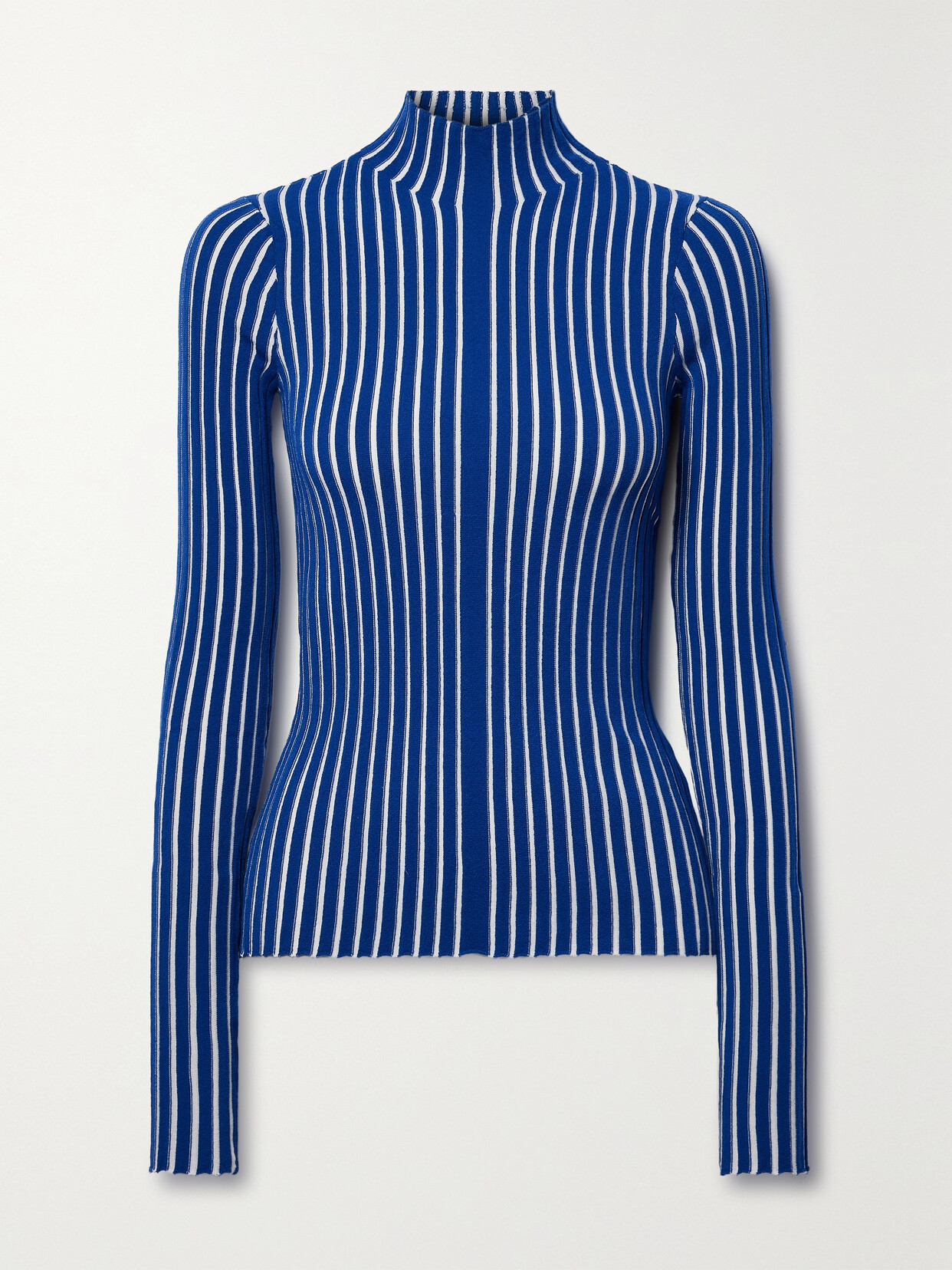 Interior - The Ridley Ribbed Cotton-blend Sweater - Blue