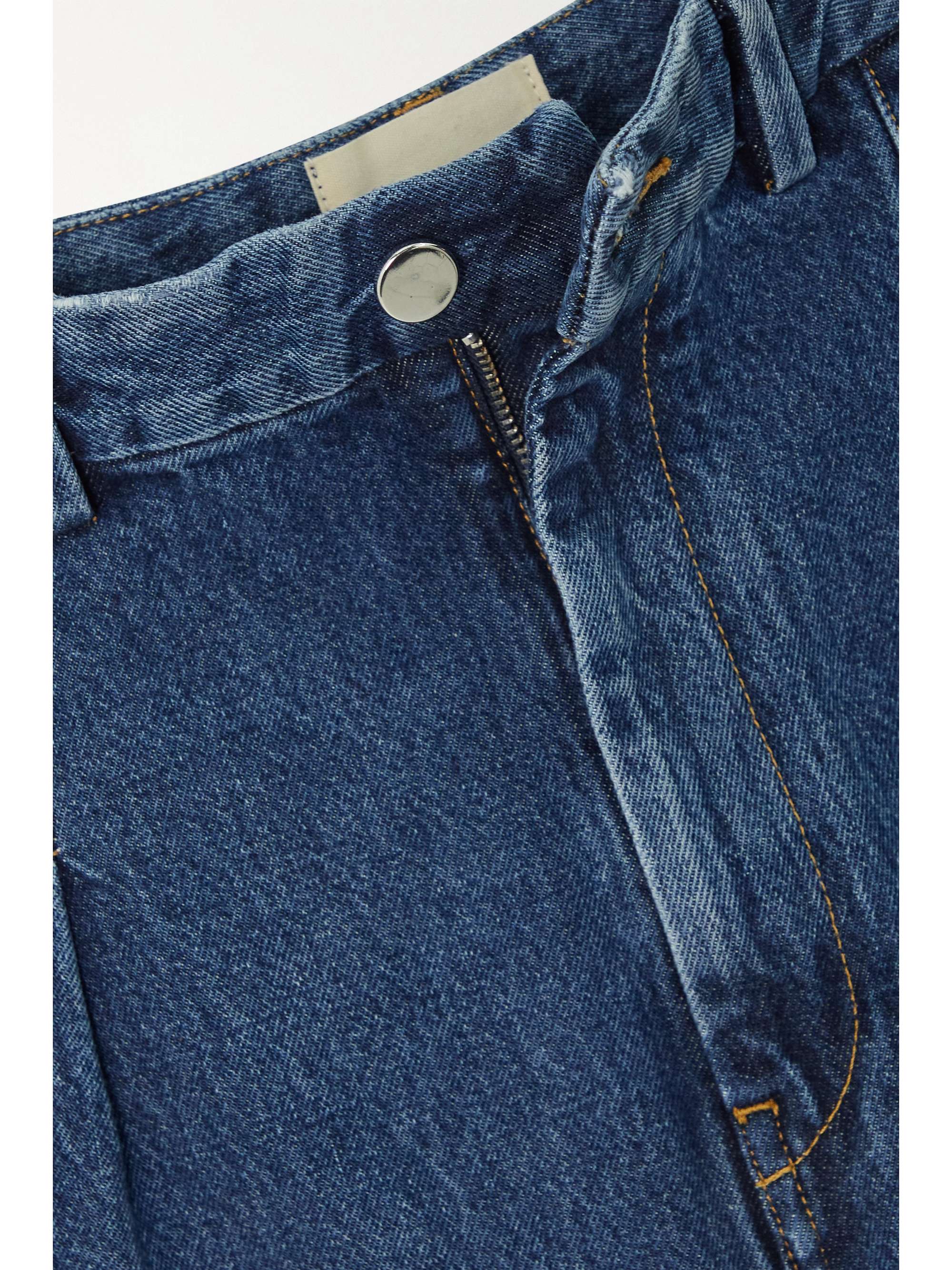 LOULOU DE SAISON Attu high-rise wide-leg organic jeans