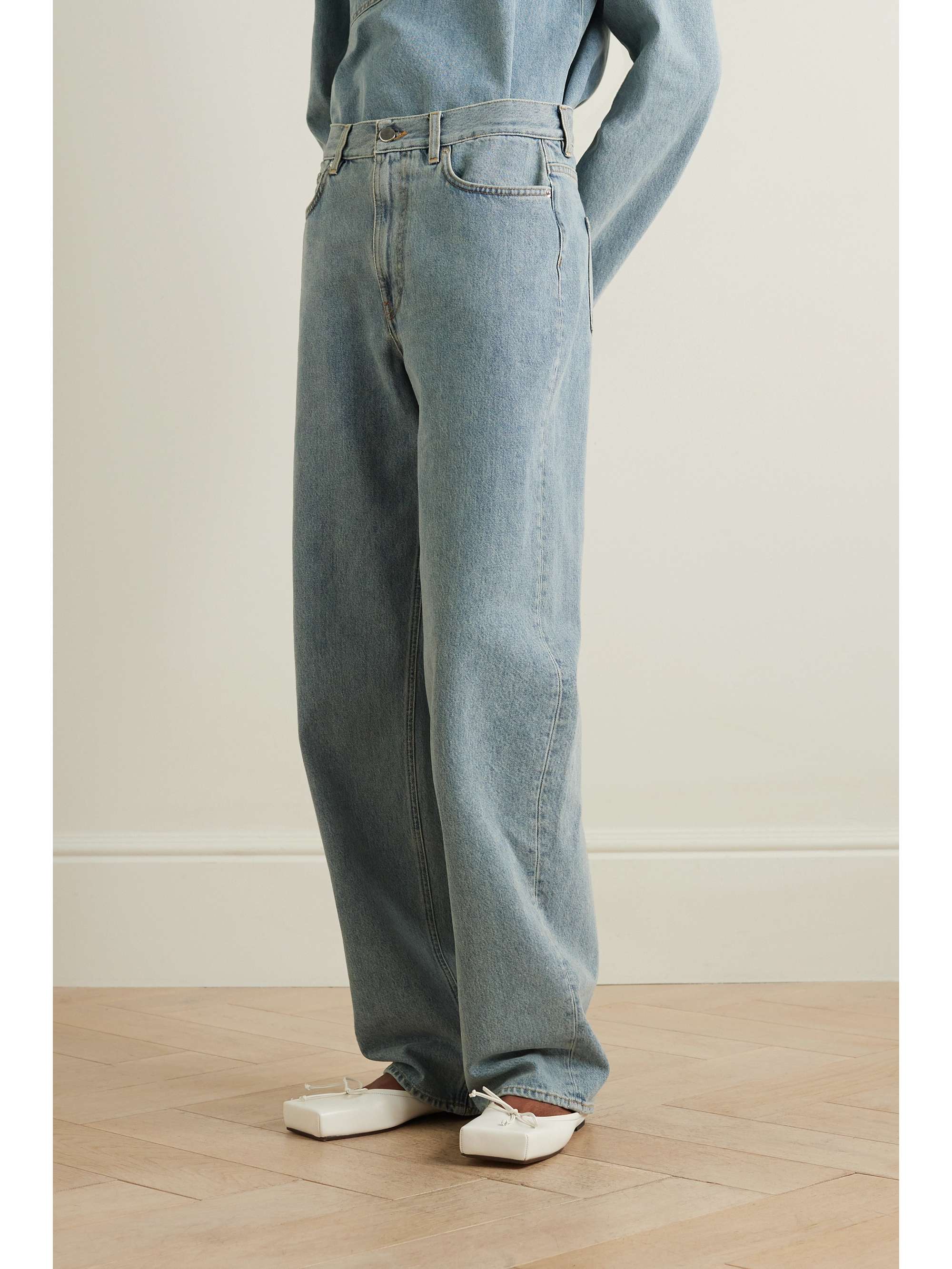 LOULOU STUDIO + NET SUSTAIN Samur organic jeans | NET-A-PORTER