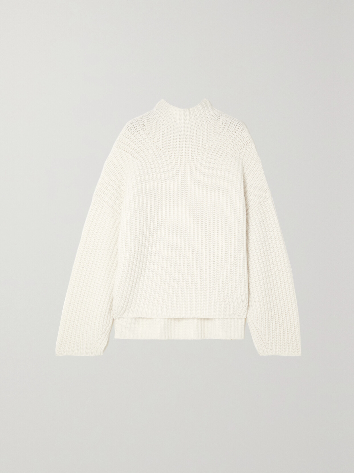 LOULOU STUDIO - Bera Oversized Cashmere Turtleneck Sweater - Ivory