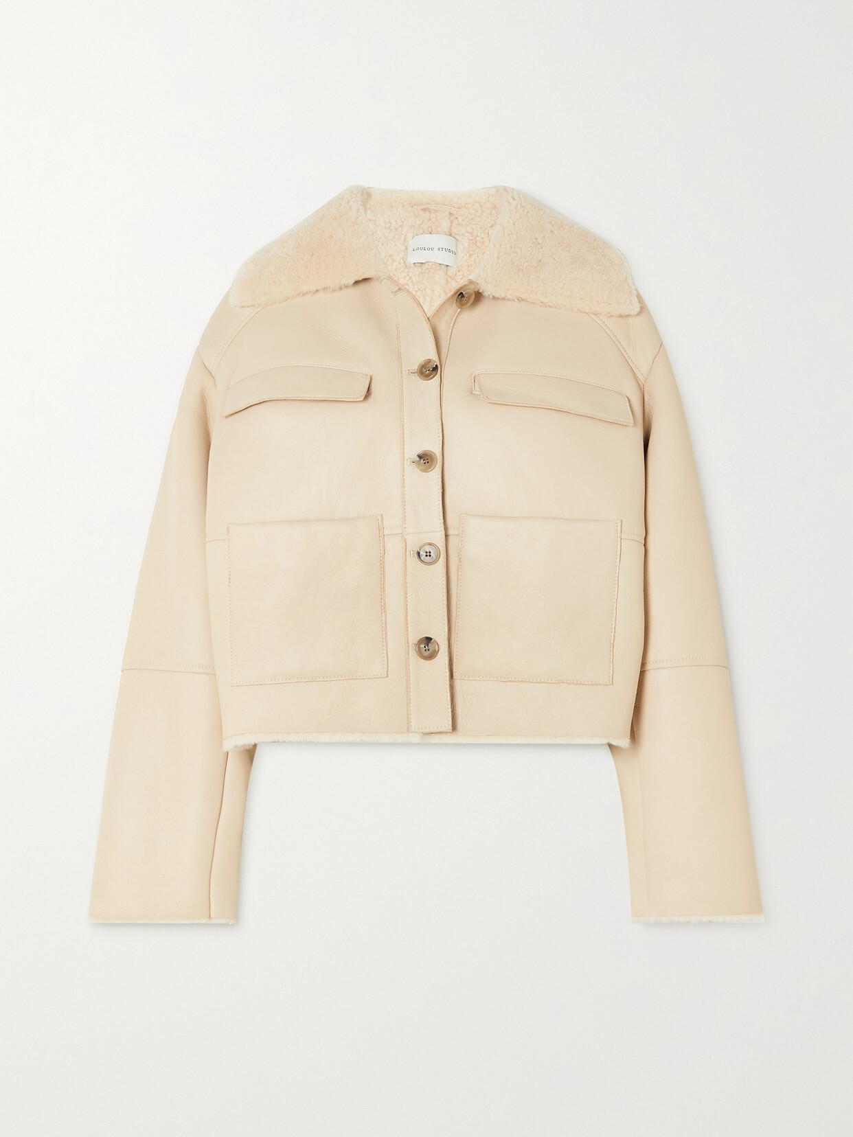 LOULOU STUDIO + Net Sustain Bugur Shearling Jacket