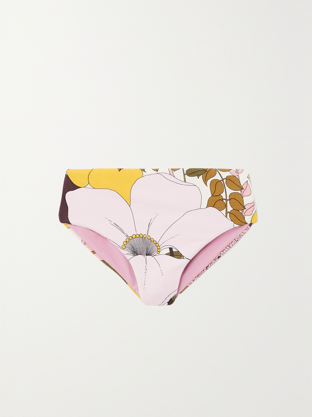 La Doublej Printed Bikini Briefs In Multi