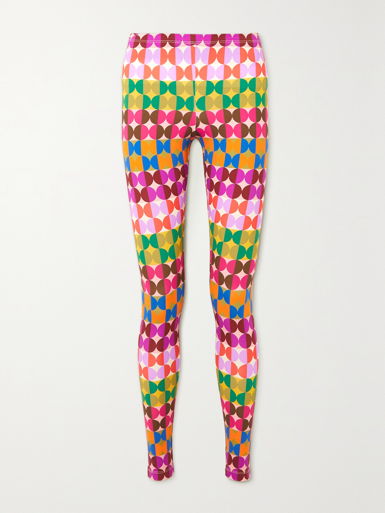 La Doublej Printed Stretch-jersey Leggings In Multi