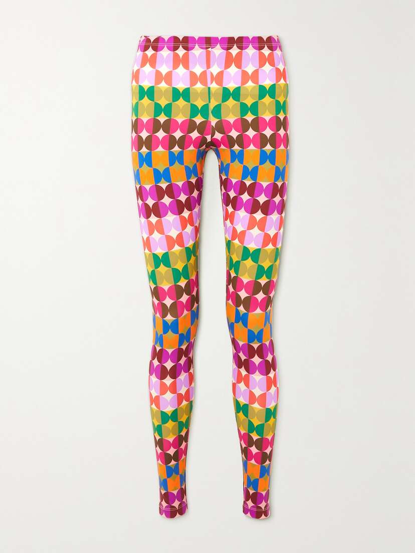 La DoubleJ Printed Stretch-jersey Leggings - xx large