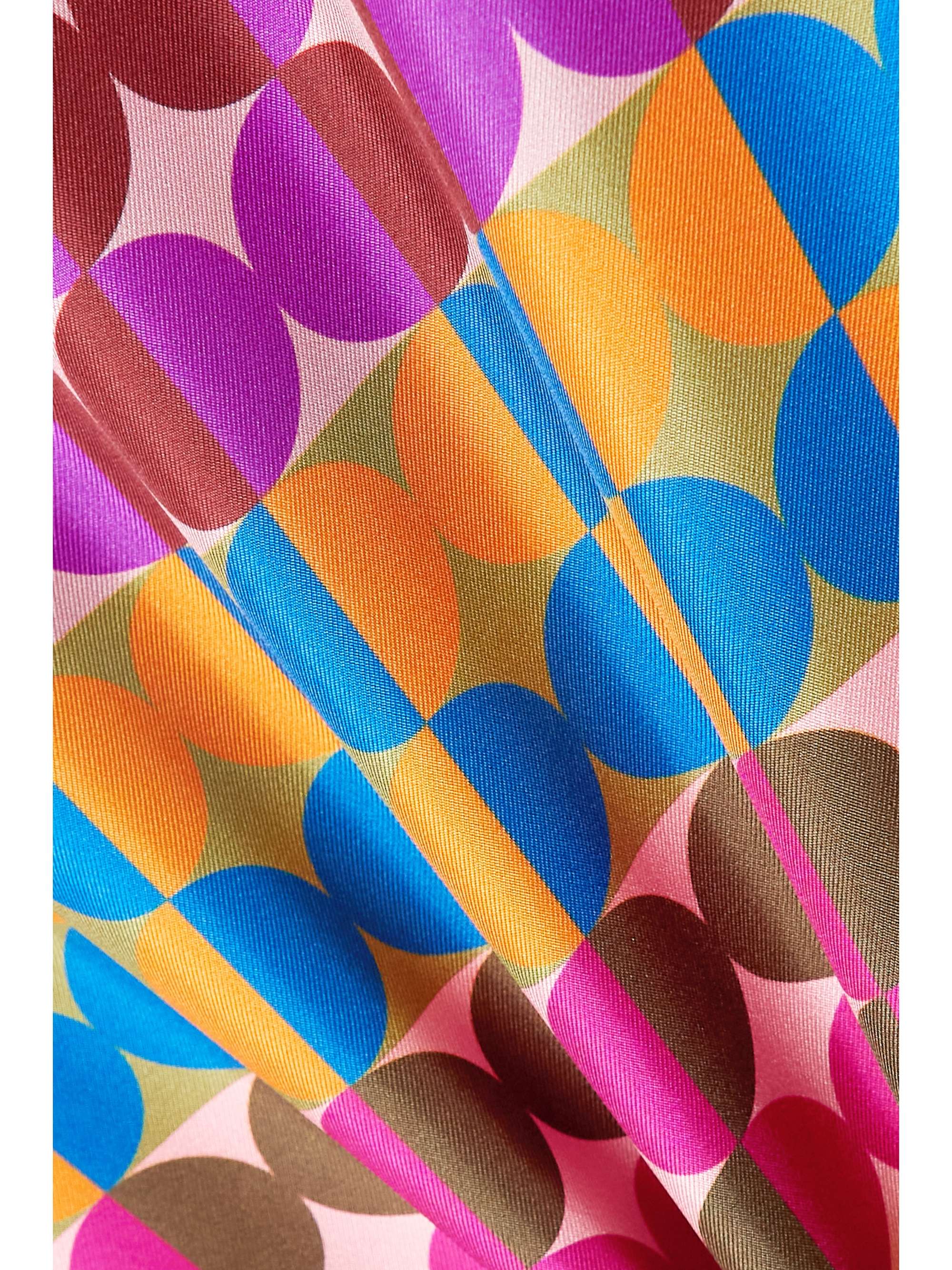 LA DOUBLEJ San Carlo printed silk-twill top