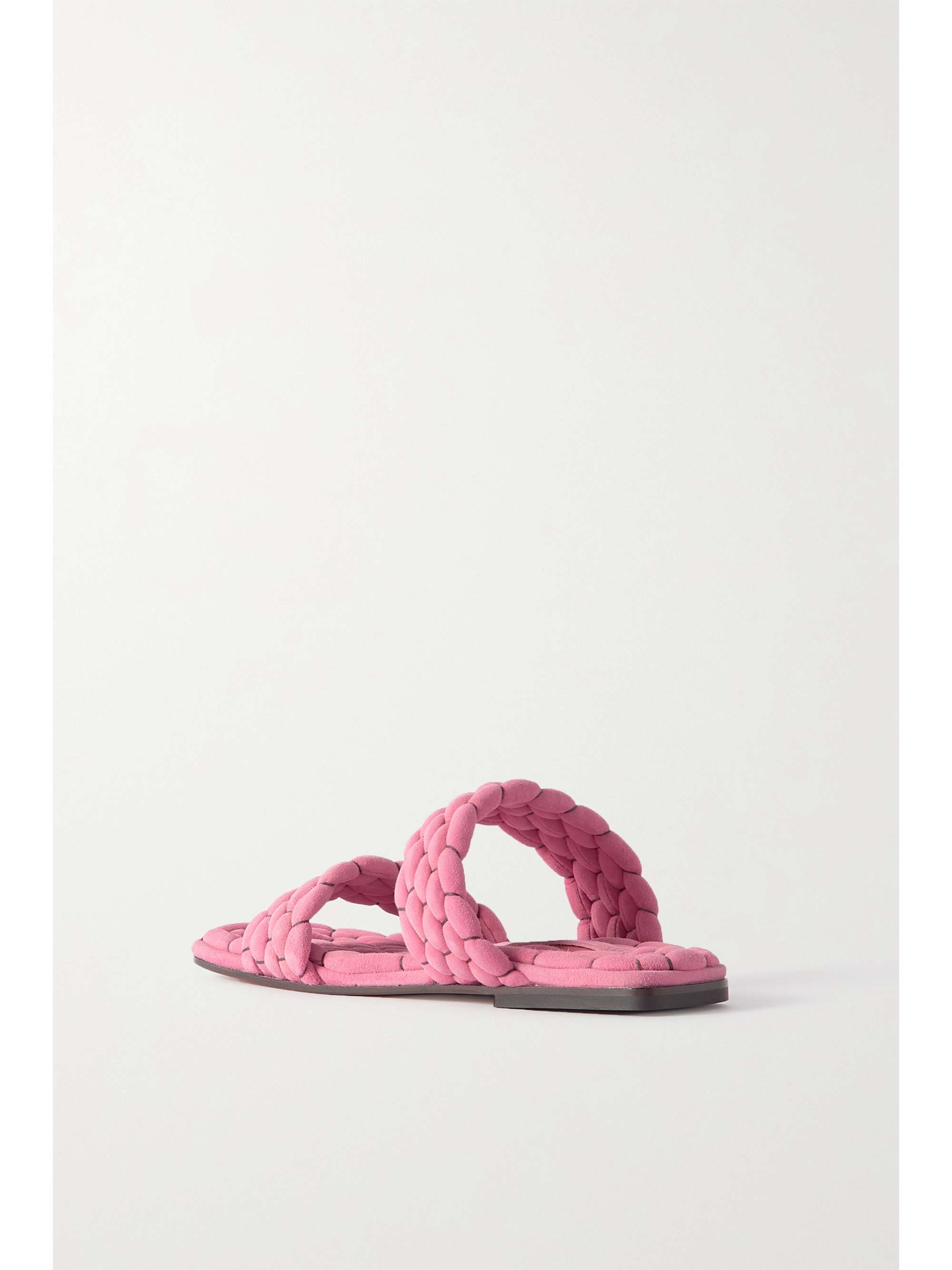 DRIES VAN NOTEN Woven suede slides | NET-A-PORTER