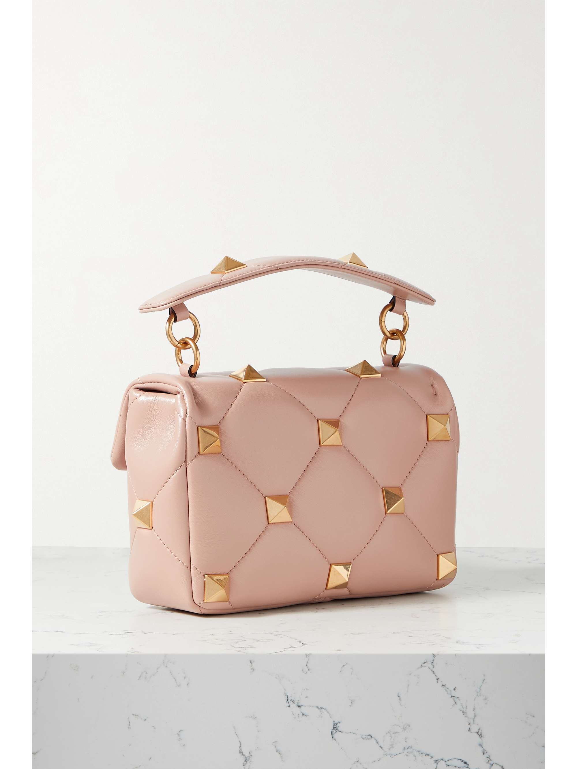 VALENTINO GARAVANI Valentino Garavani Roman Stud small quilted leather shoulder bag