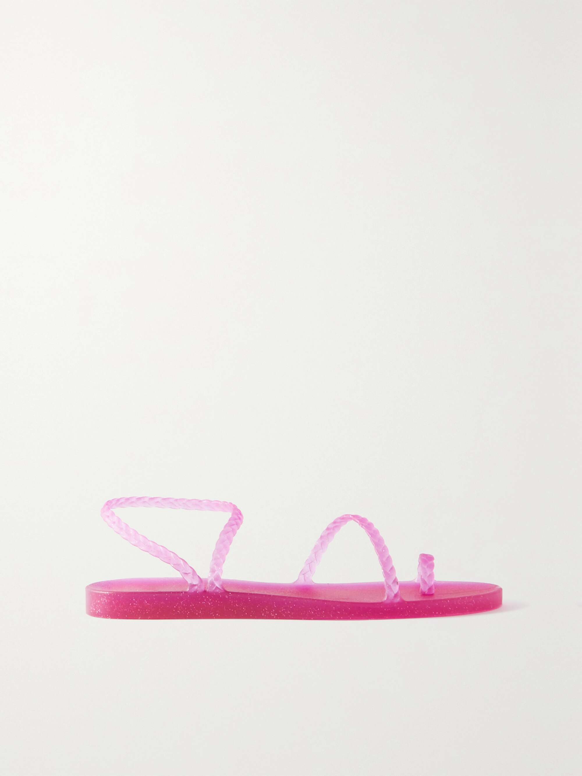 ANCIENT GREEK SANDALS Eleftheria braided rubber sandals | NET-A-PORTER