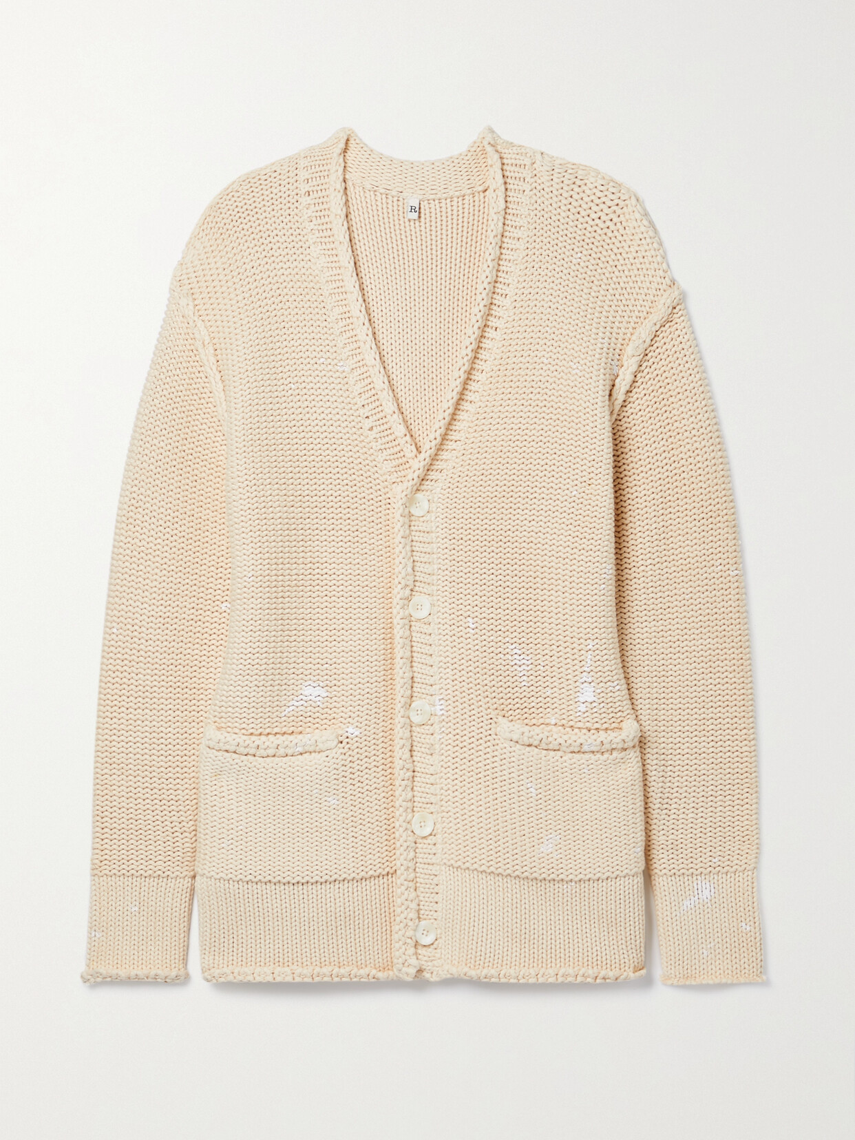 R13 - Cotton Cardigan - Neutrals