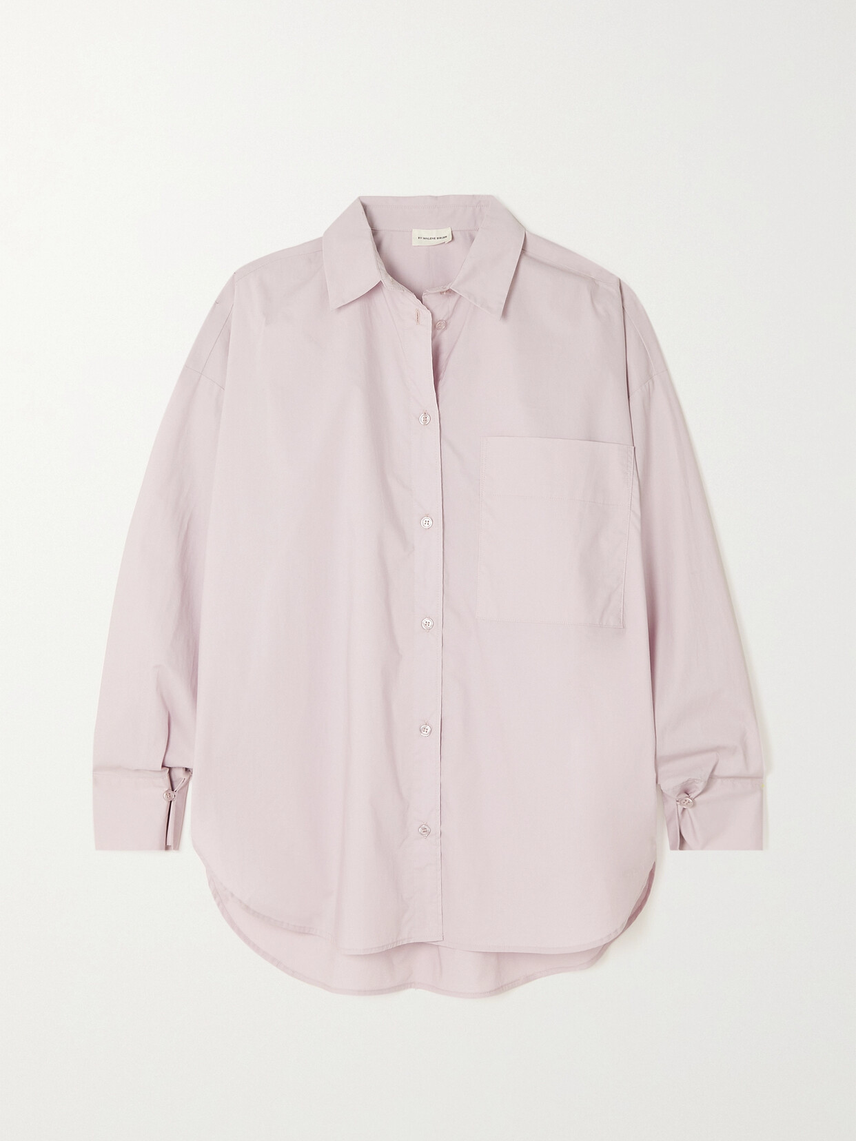 By Malene Birger + Net Sustain Derris Organic Cotton-poplin Shirt - Purple