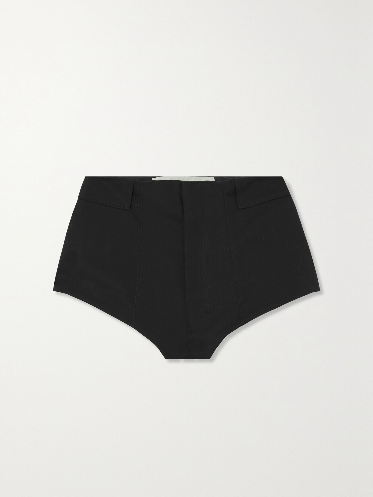 GAUGE81 - Benoni High-rise Cotton-twill Shorts - Black