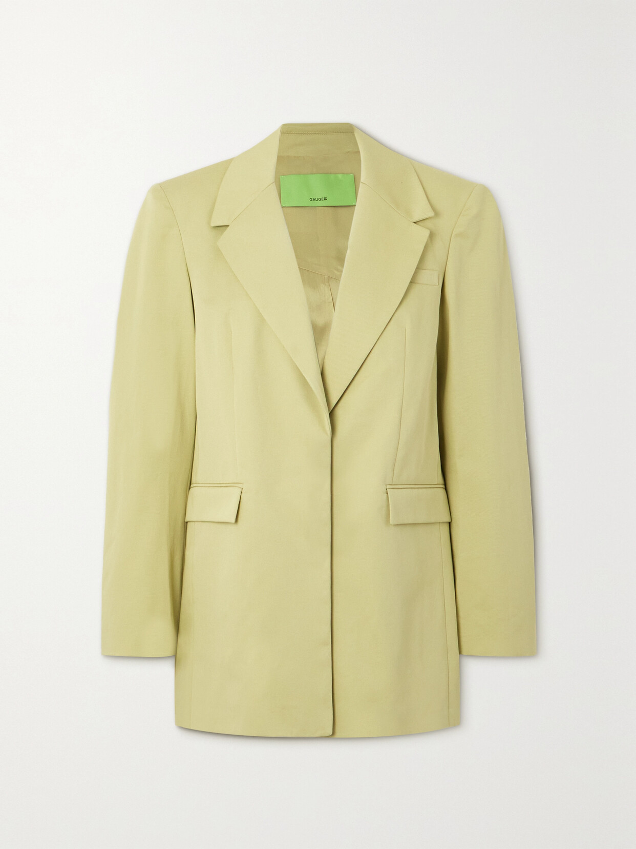 GAUGE81 Clarens Cotton-twill Blazer - Green