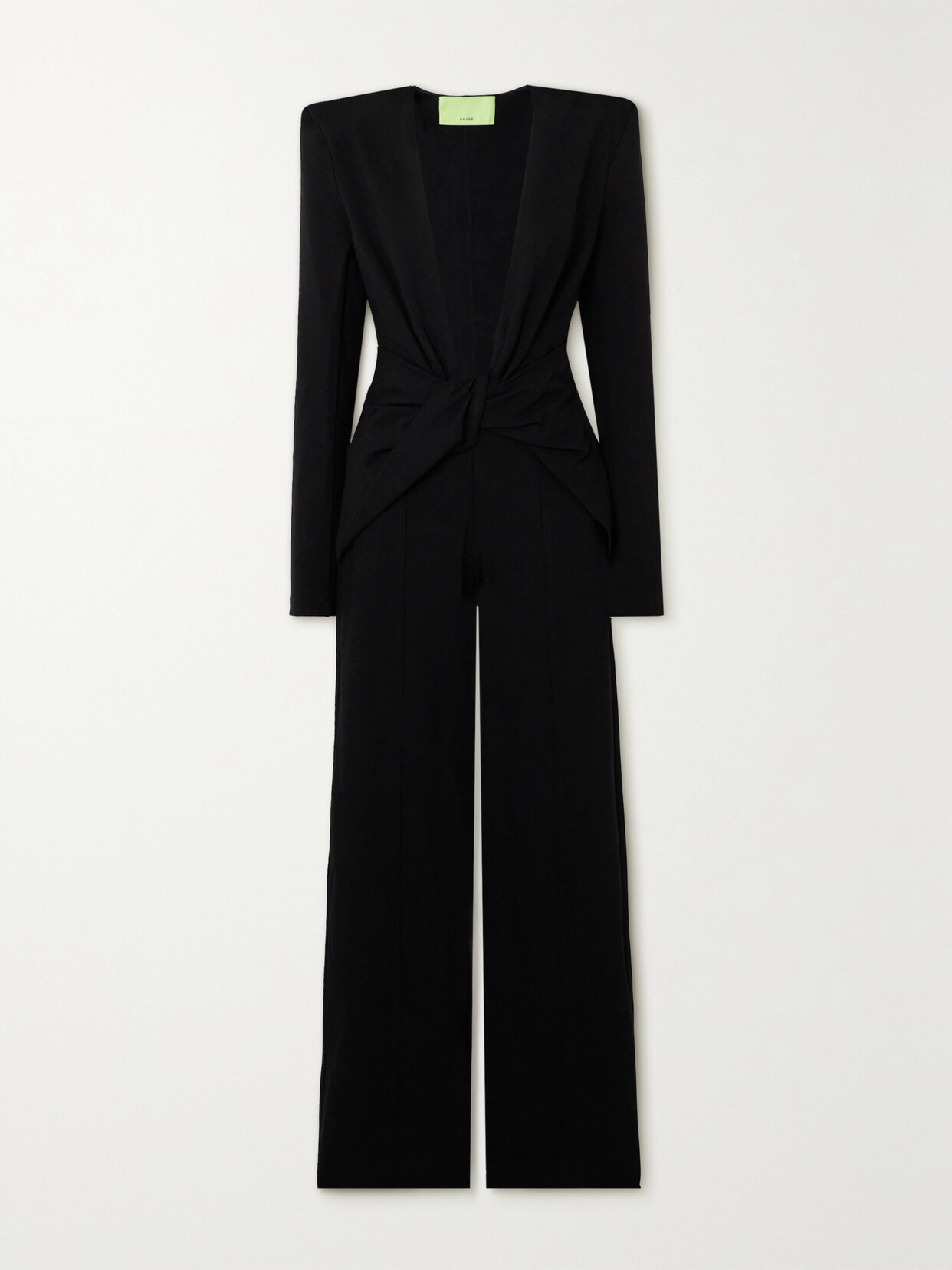 GAUGE81 - Phil Twist-front Stretch-jersey Jumpsuit - Black