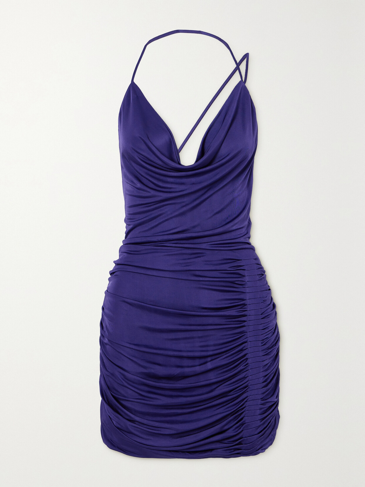 GAUGE81 Adana Ruched Jersey Mini Dress