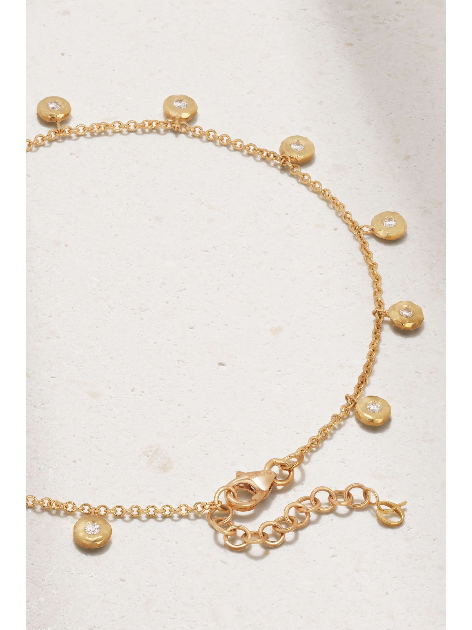 OCTAVIA ELIZABETH Nesting Gem 18-karat diamond bracelet