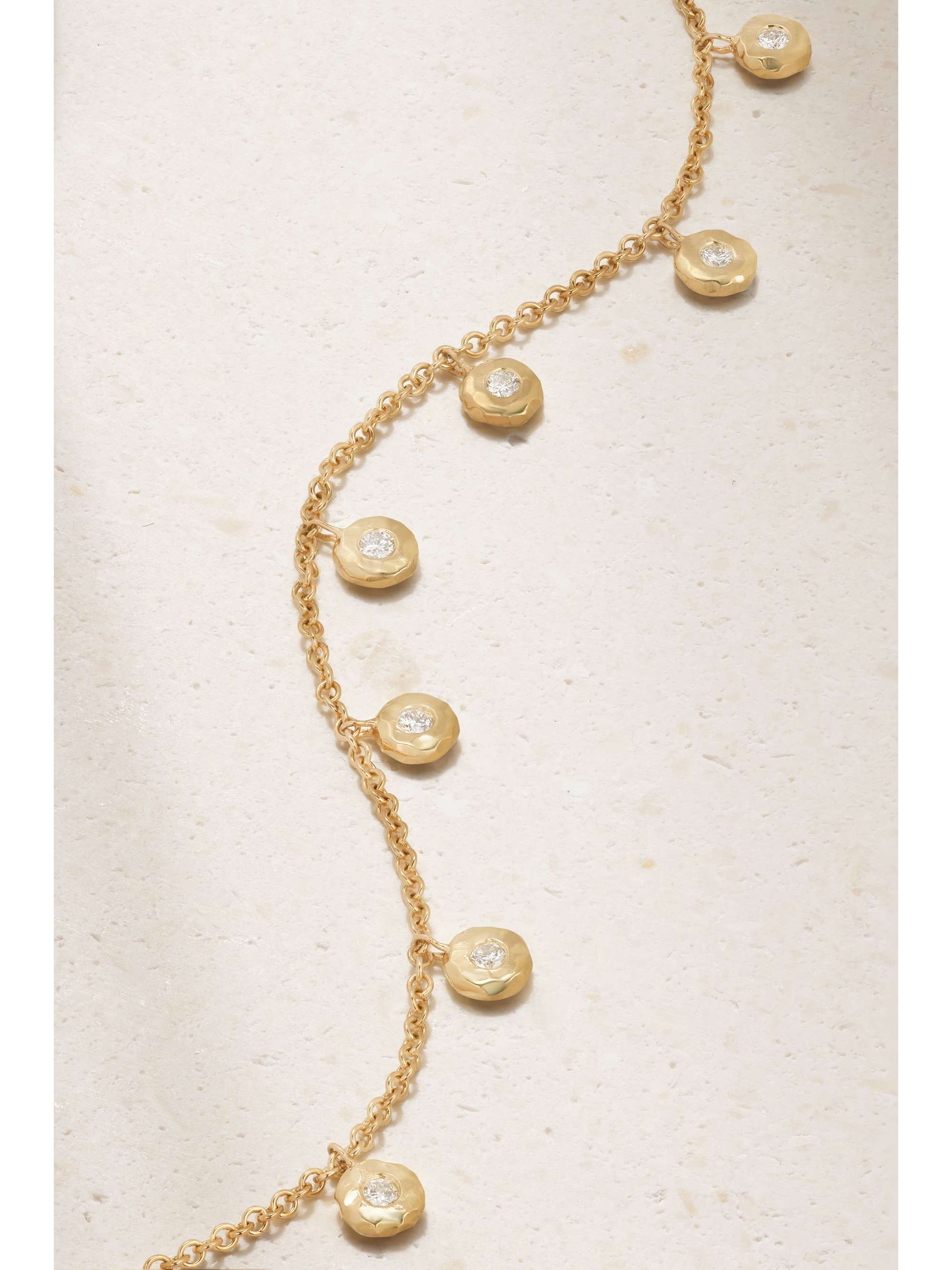 OCTAVIA ELIZABETH Nesting Gem 18-karat diamond bracelet