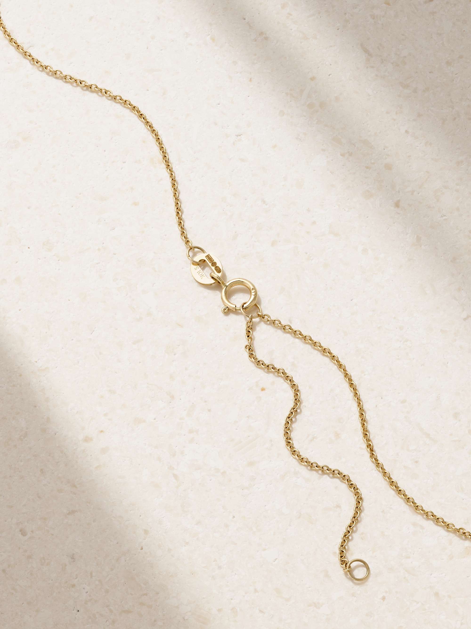 STONE AND STRAND 10karat gold diamond necklace NETAPORTER