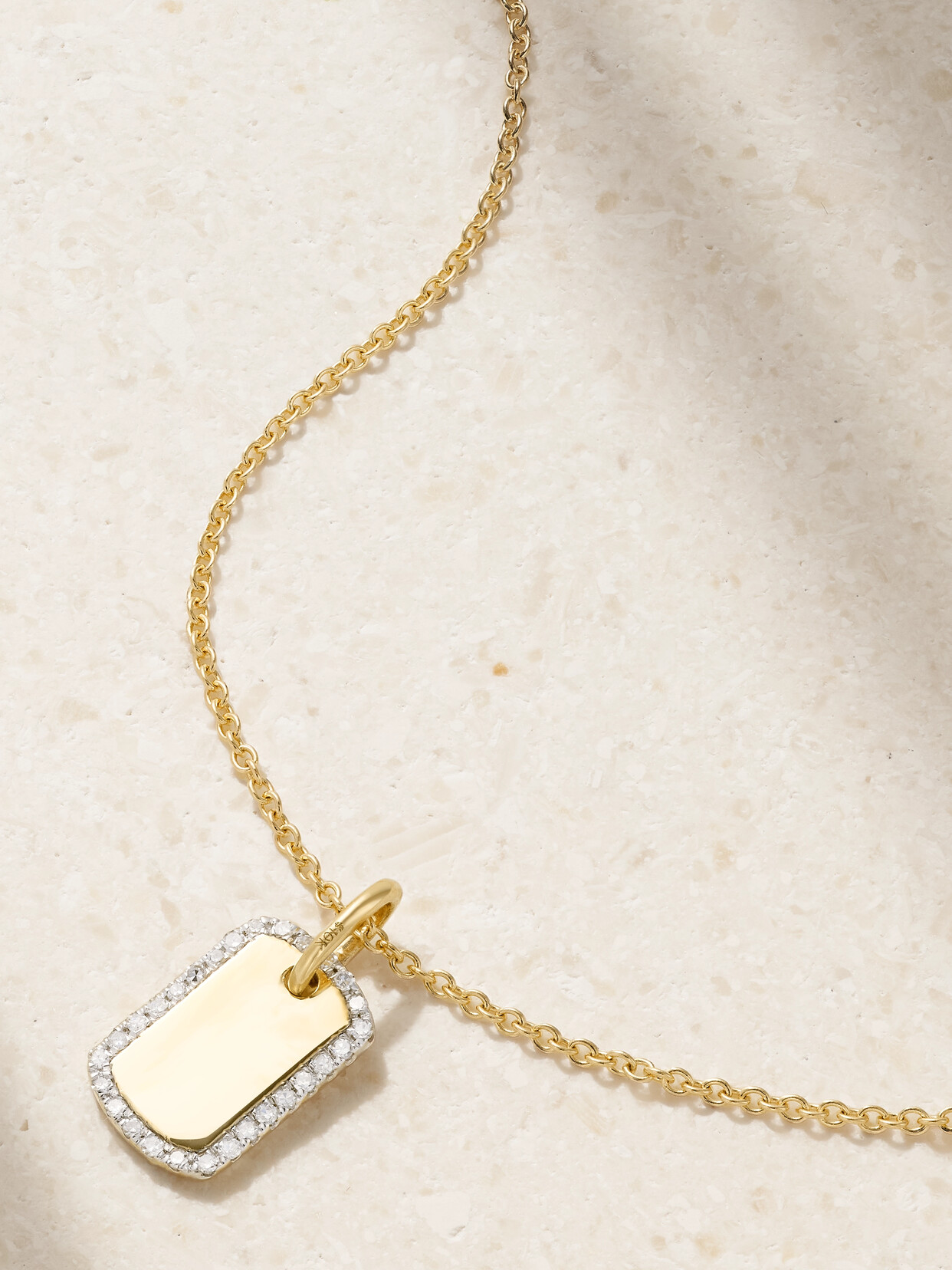 Stone And Strand 10karat Gold Diamond Necklace ModeSens