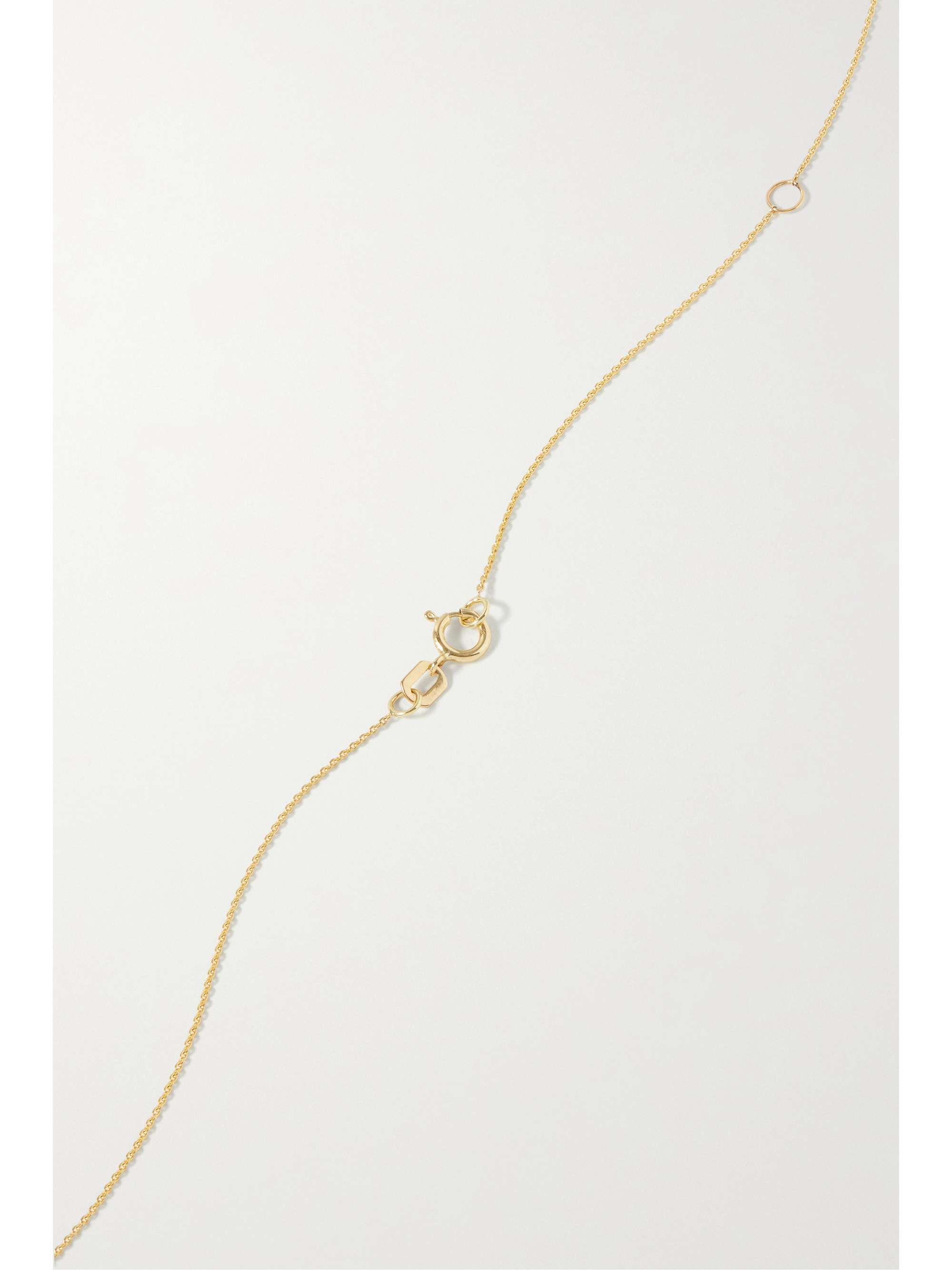 STONE AND STRAND 14-karat gold diamond necklace