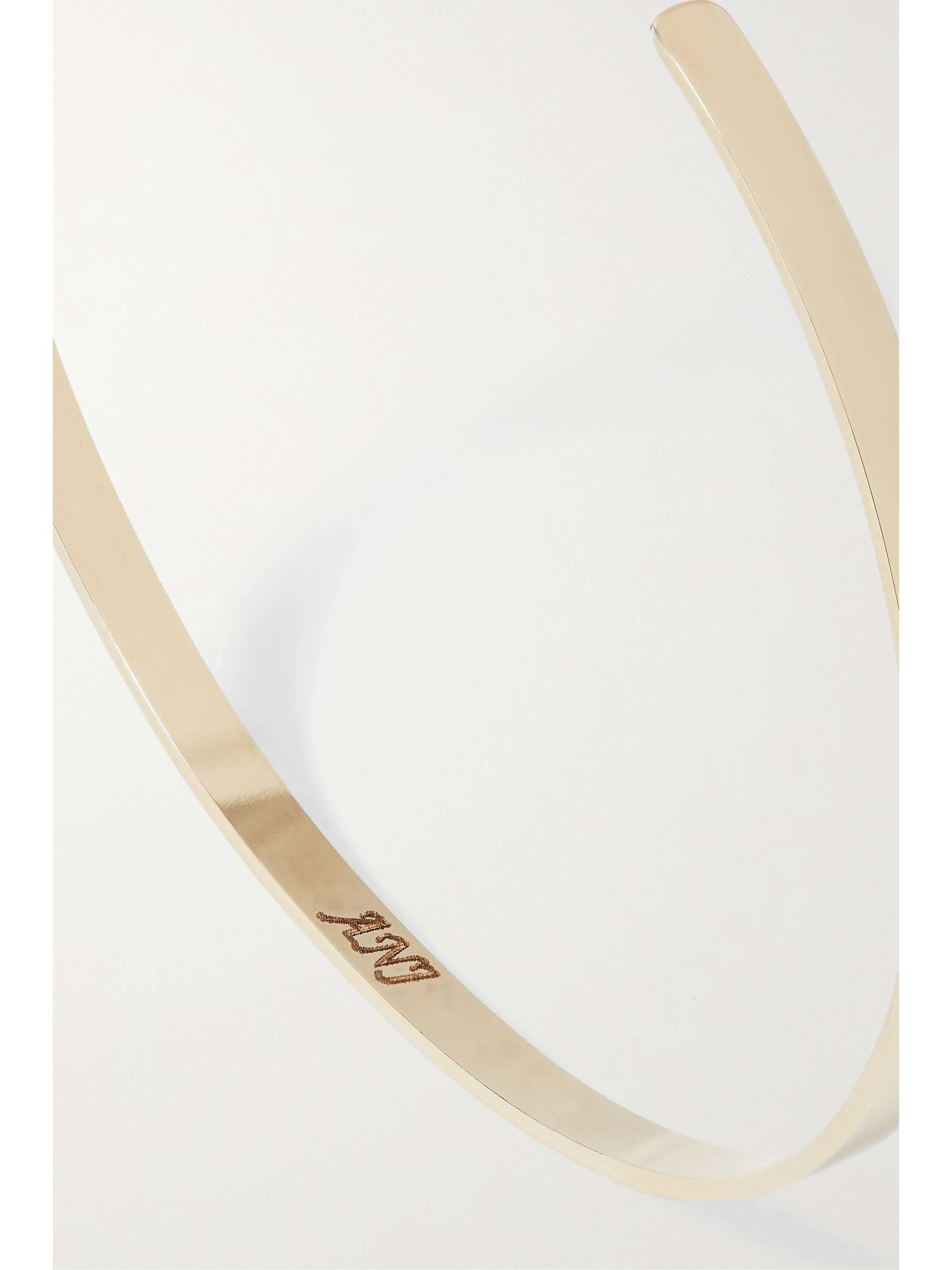 STONE AND STRAND 10-karat gold cuff