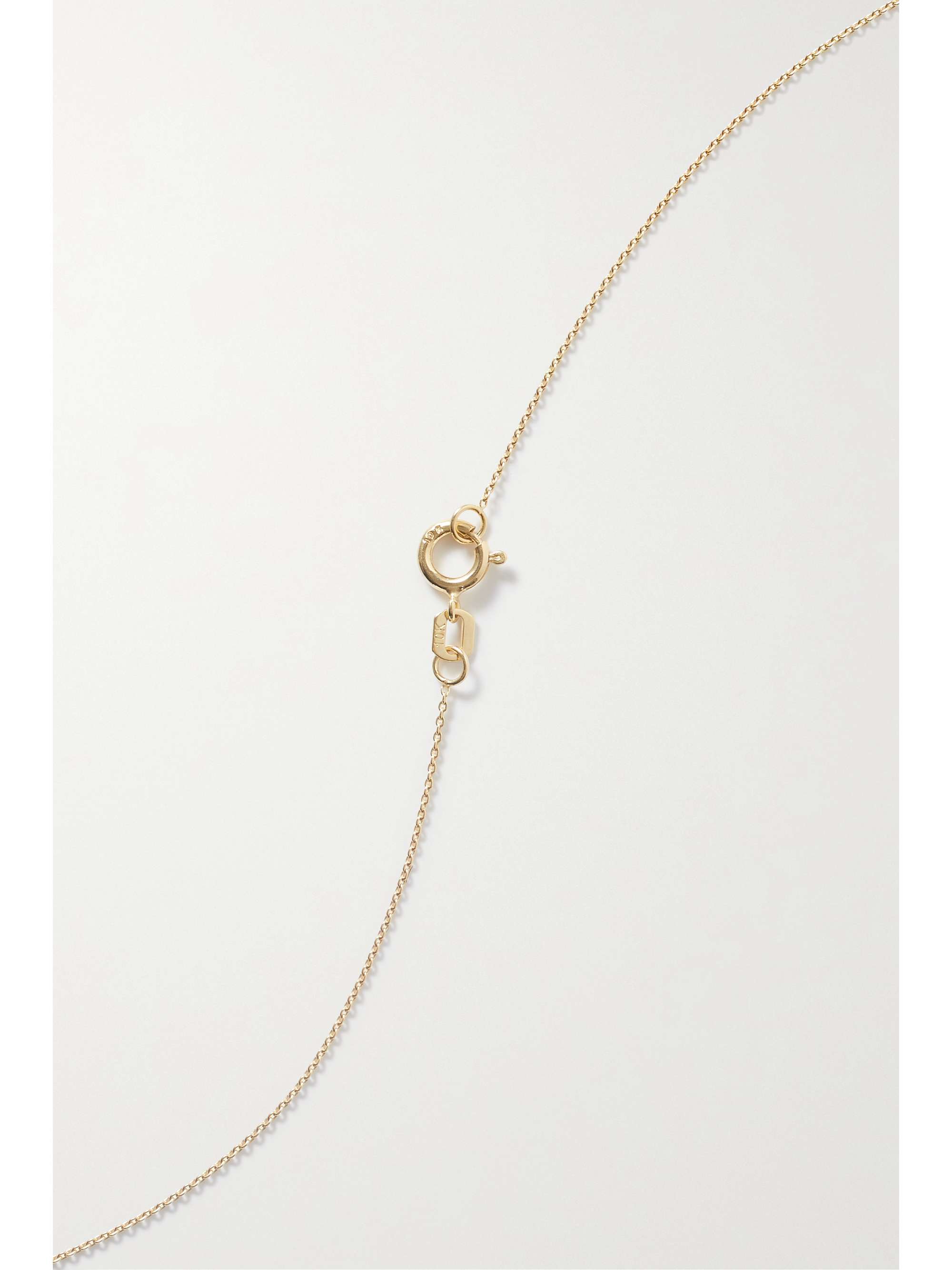 STONE AND STRAND 10-karat gold diamond necklace