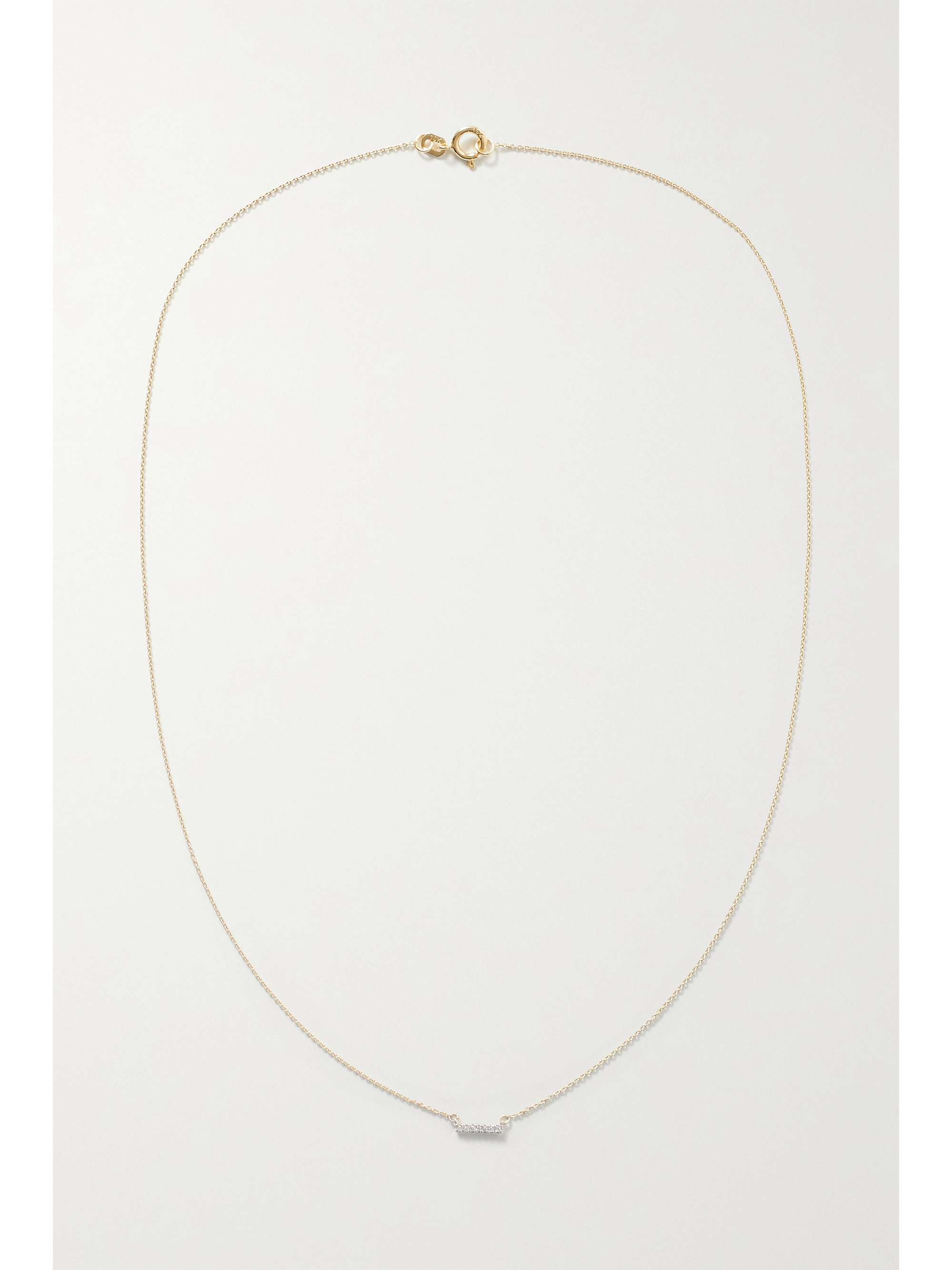 STONE AND STRAND 10-karat gold diamond necklace