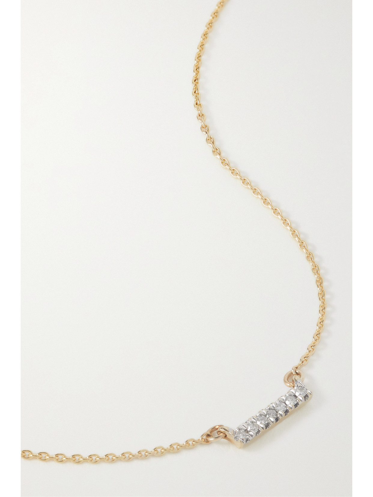 Stone And Strand 10-karat Gold Diamond Necklace