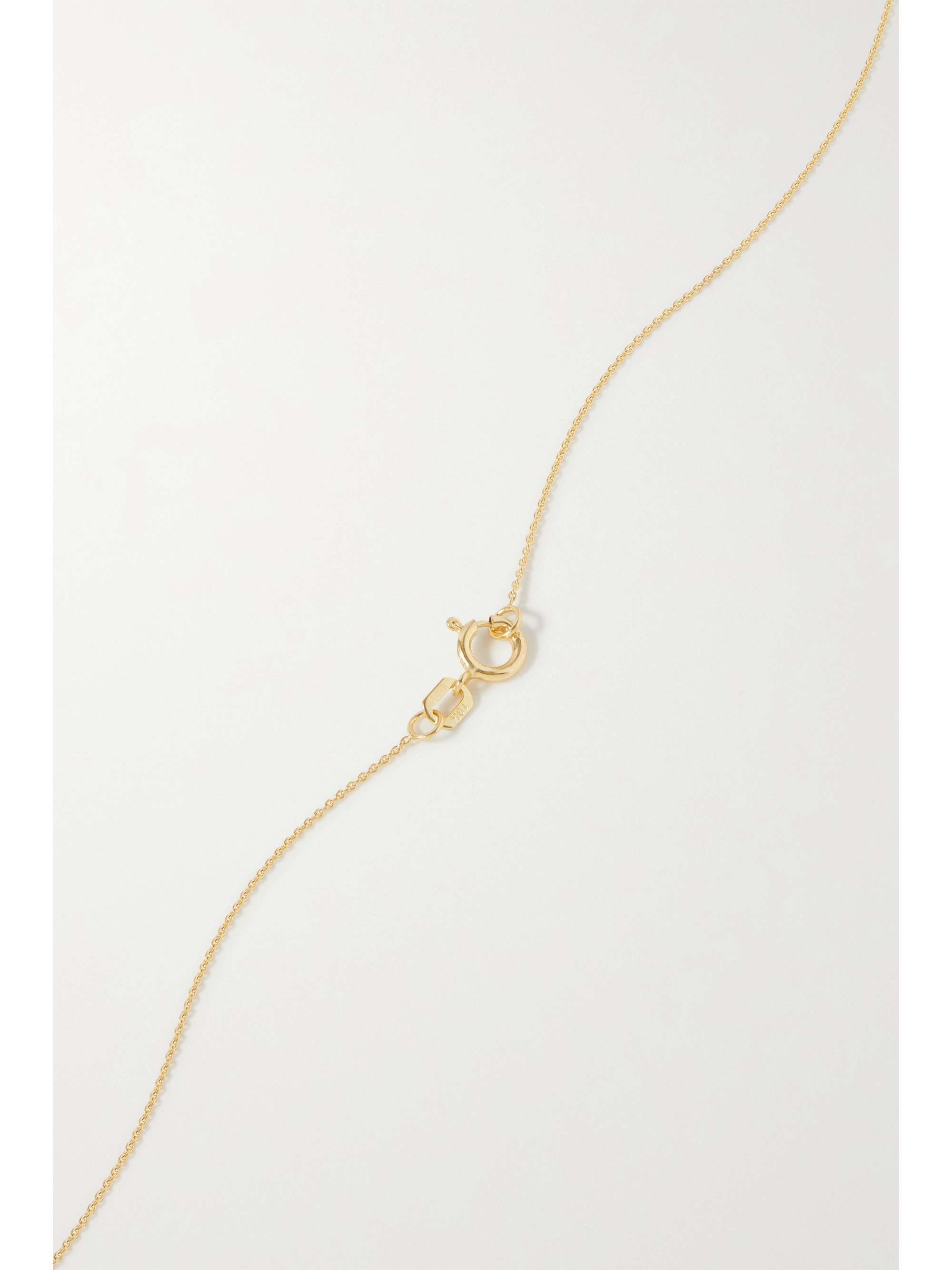 STONE AND STRAND 10-karat gold diamond necklace