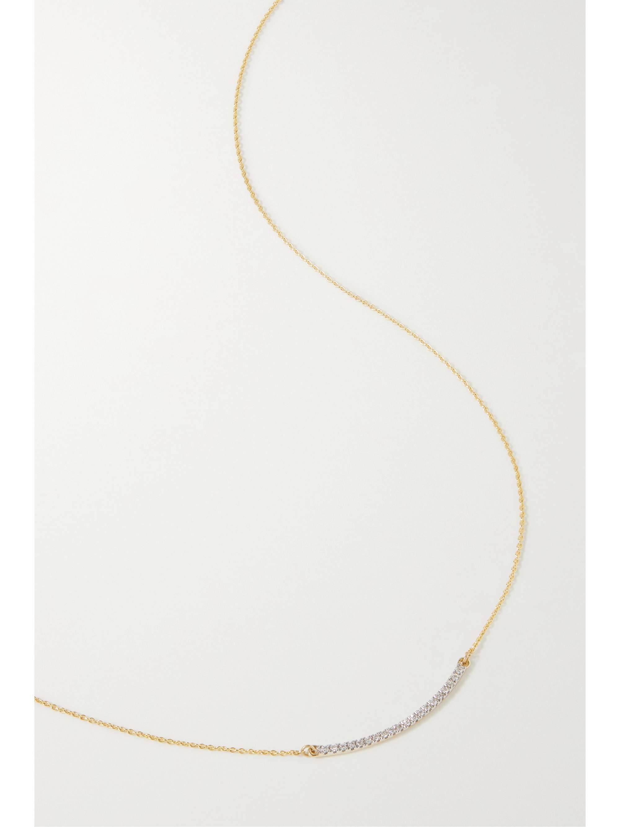 STONE AND STRAND 10-karat gold diamond necklace